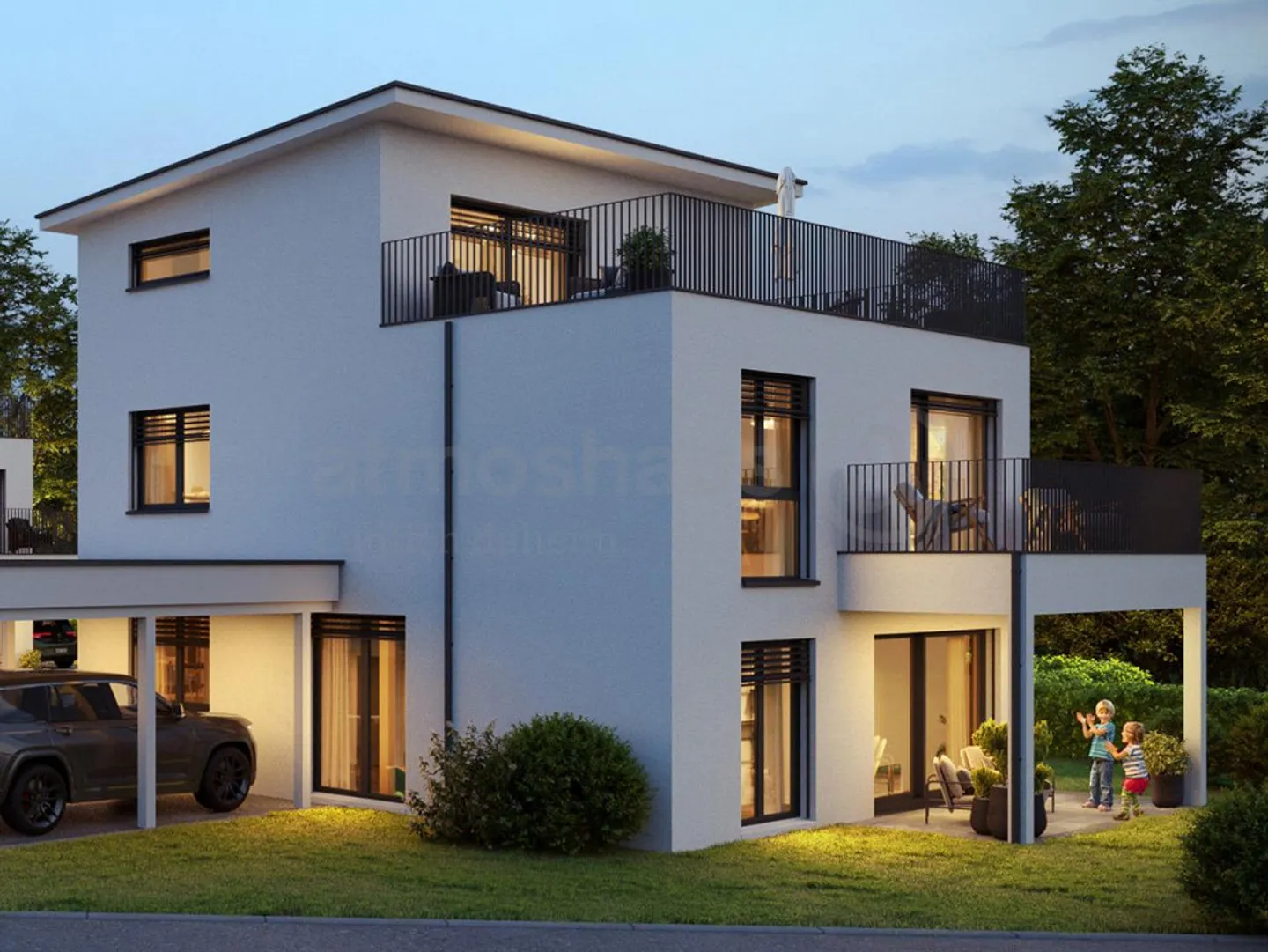 Neubauprojekt in Nottwil: EFH mit Attikaterrasse und Seesicht - Photo 2 sur 9