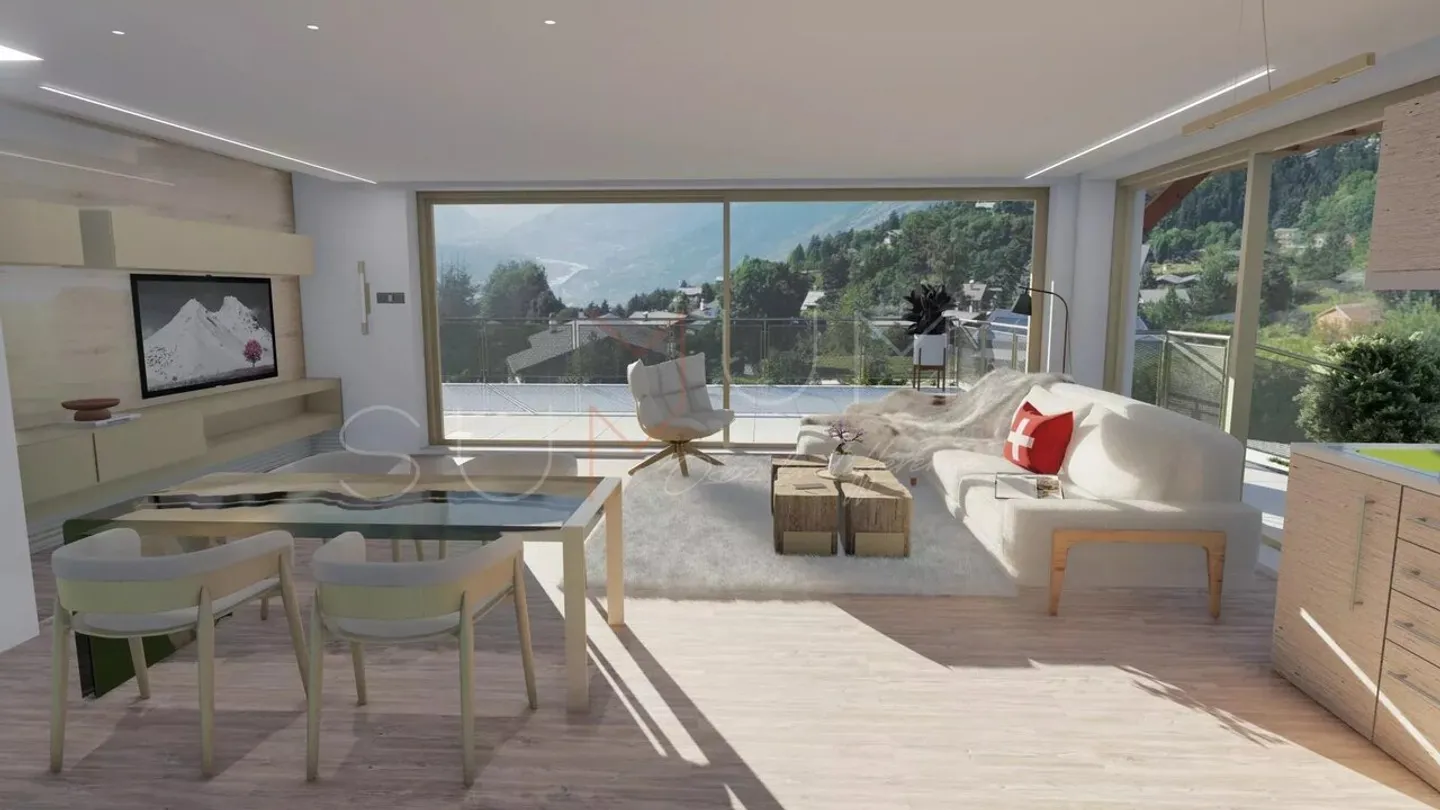 Offre rare - Penthouse de 2,5 pièces avec vue panoramique - résidence principale - Photo 9 sur 13