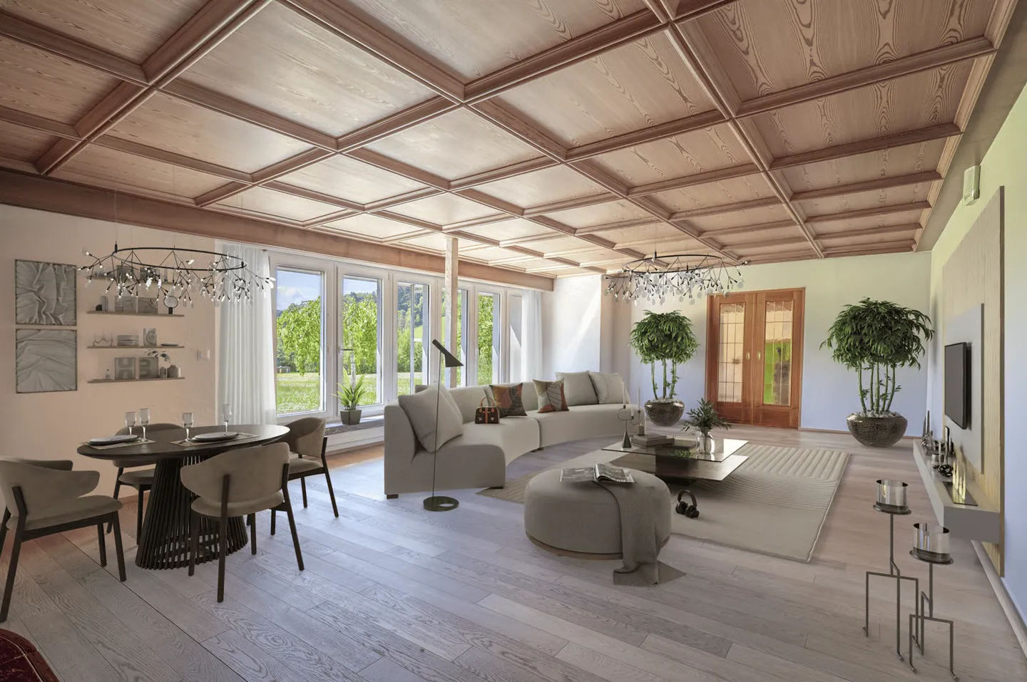 Exclusive Country House Idyl with 3,874 m² of Land, Large Natural Pond and Alpine View - Photo 15 of 24