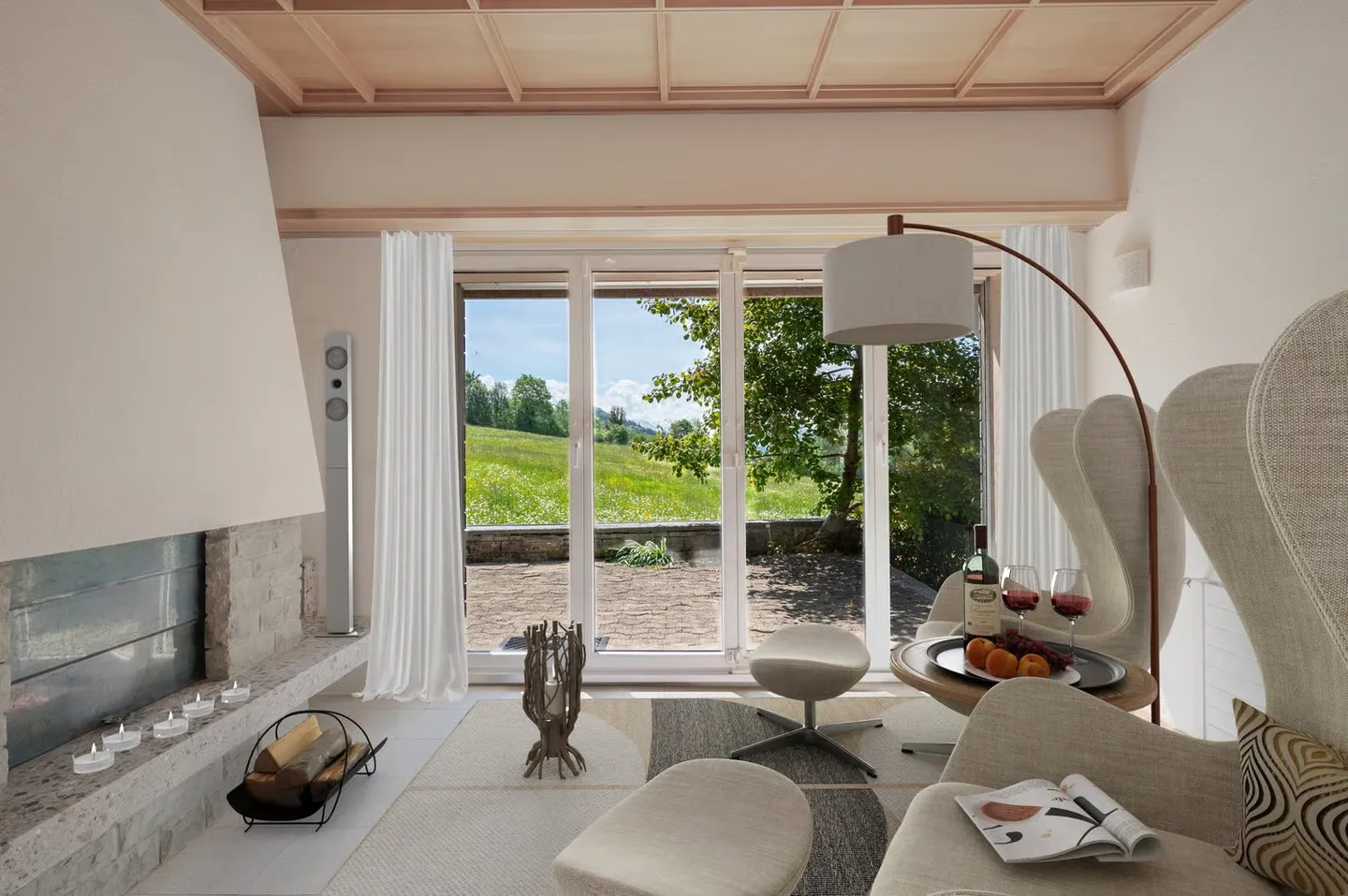 Exclusive Country House Idyl with 3,874 m² of Land, Large Natural Pond and Alpine View - Photo 17 of 24
