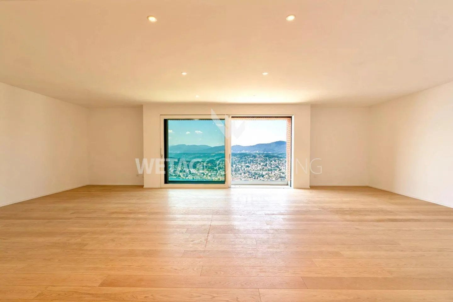Lugano-Aldesago: Villa a schiera moderna con giardino privato e vista lago in vendita, utilizzabile anche come seconda casa - Foto 5 di 10