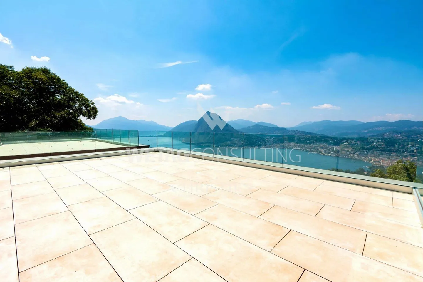 Lugano-Aldesago: Villa a schiera moderna con giardino privato e vista lago in vendita, utilizzabile anche come seconda casa - Foto 6 di 10