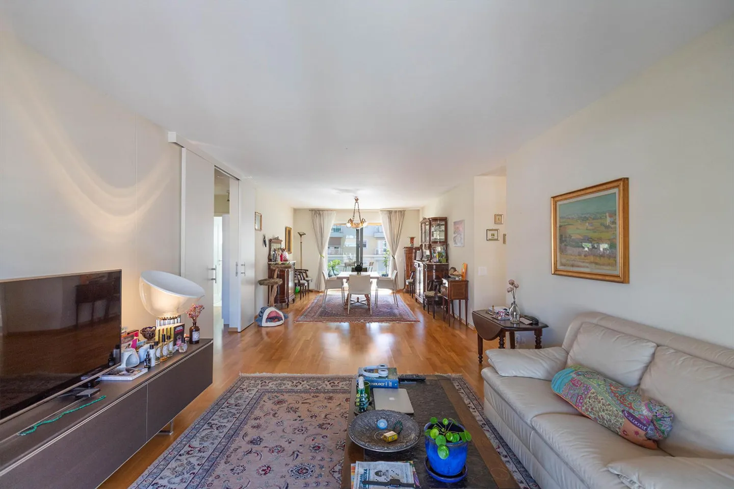 Lugano: geräumige 4,5-Zimmer-Wohnung mit freiem Blick - Foto 1 von 12