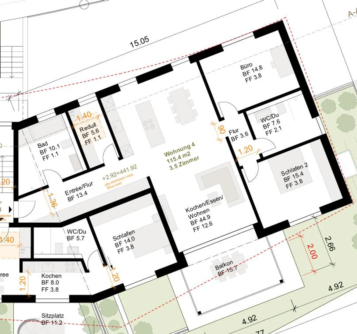 Moderne 3.5-Zimmer-Wohnung - Foto 10 von 10