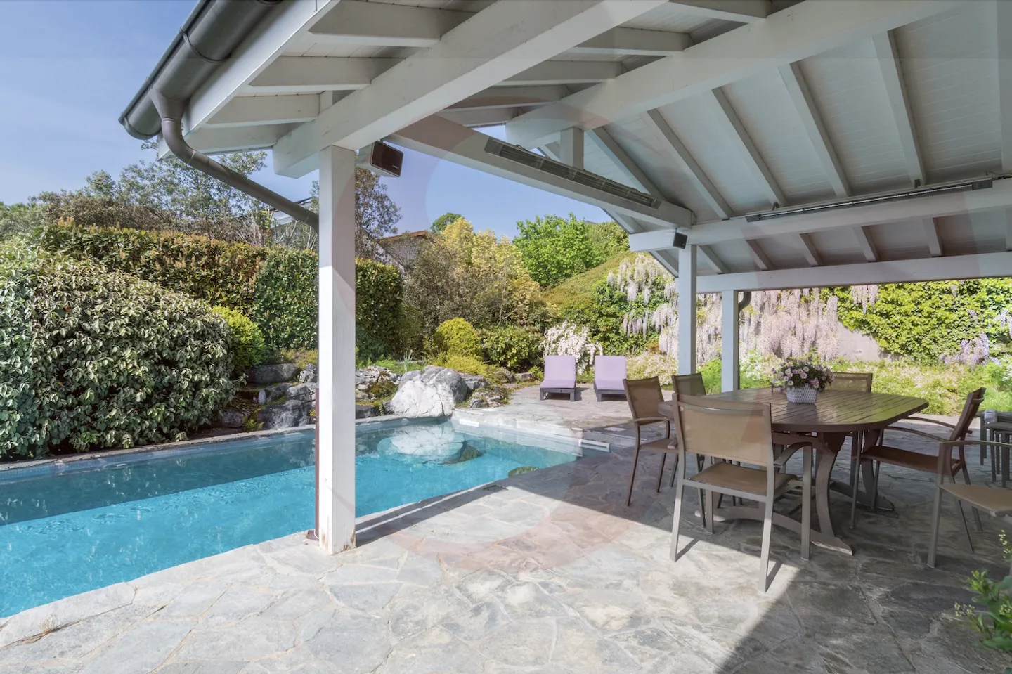 Villa familiare con magnifica vista sul lago sulla costa vodese - Foto 5 di 13