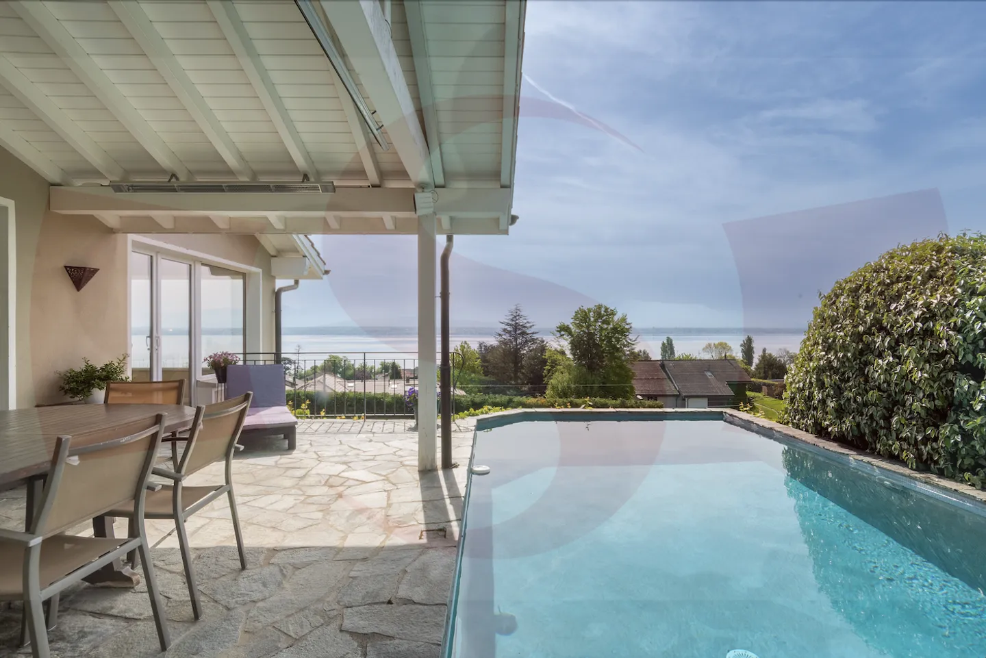 Villa familiare con magnifica vista sul lago sulla costa vodese - Foto 2 di 13