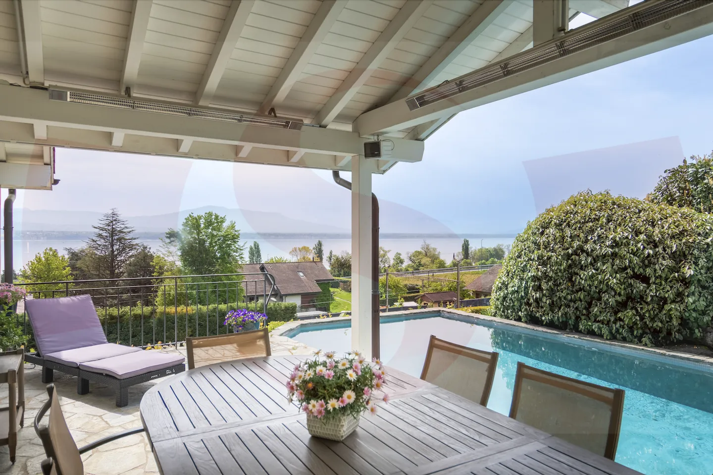 Villa familiare con magnifica vista sul lago sulla costa vodese - Foto 6 di 13