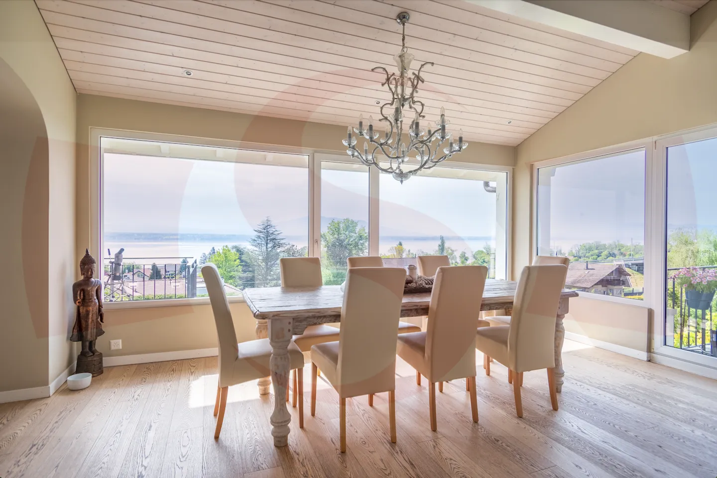 Villa familiare con magnifica vista sul lago sulla costa vodese - Foto 10 di 13