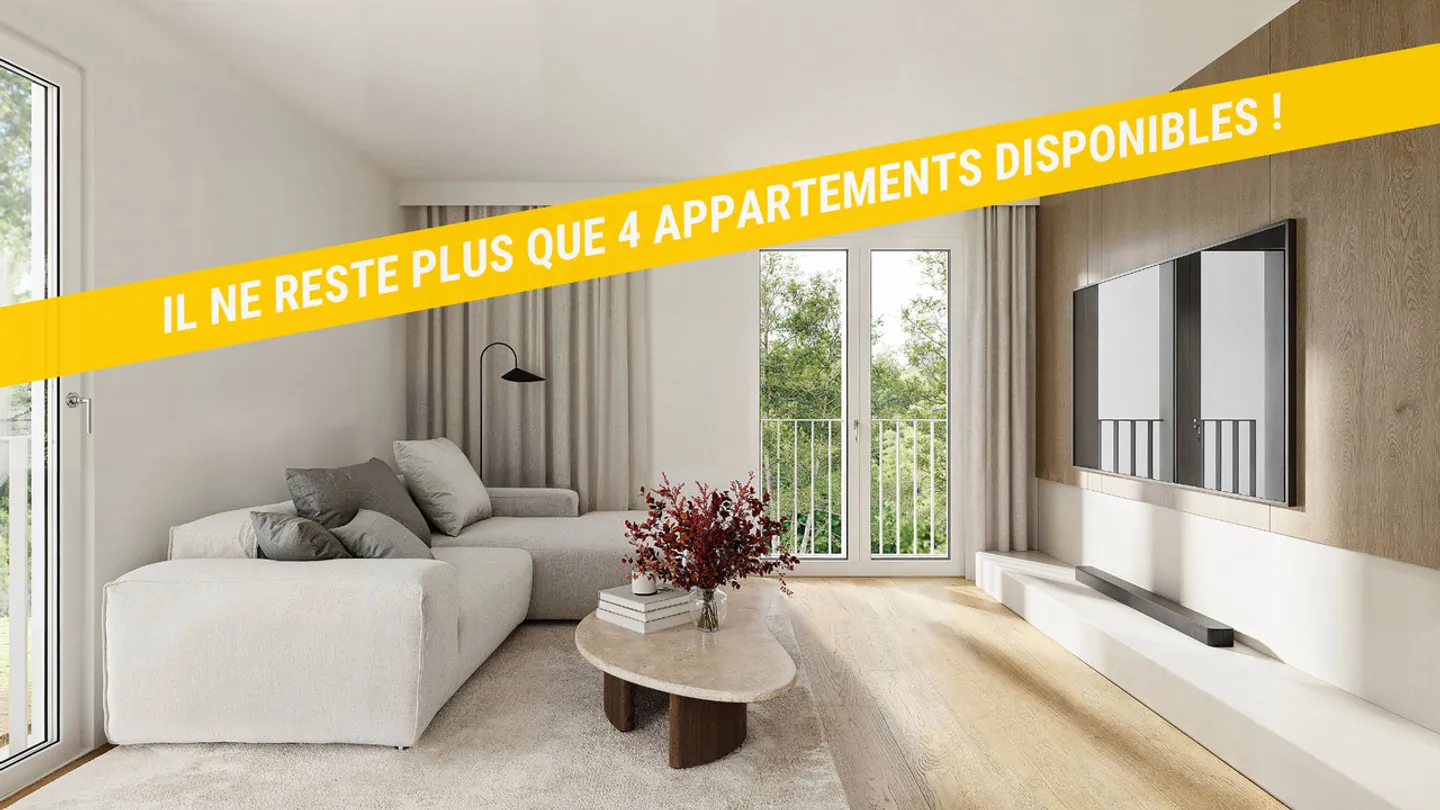 Nouvel Appartement 4.5 à Bussy - Photo 1 sur 13