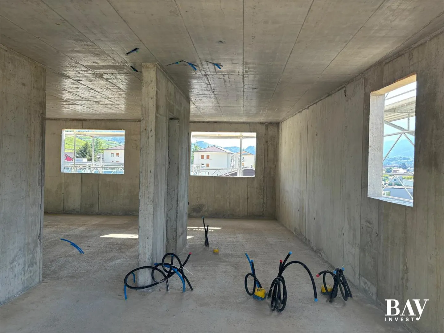 Attico in una casa angolare di 5 appartamenti nel cuore del villaggio di Vétroz - Foto 13 di 22