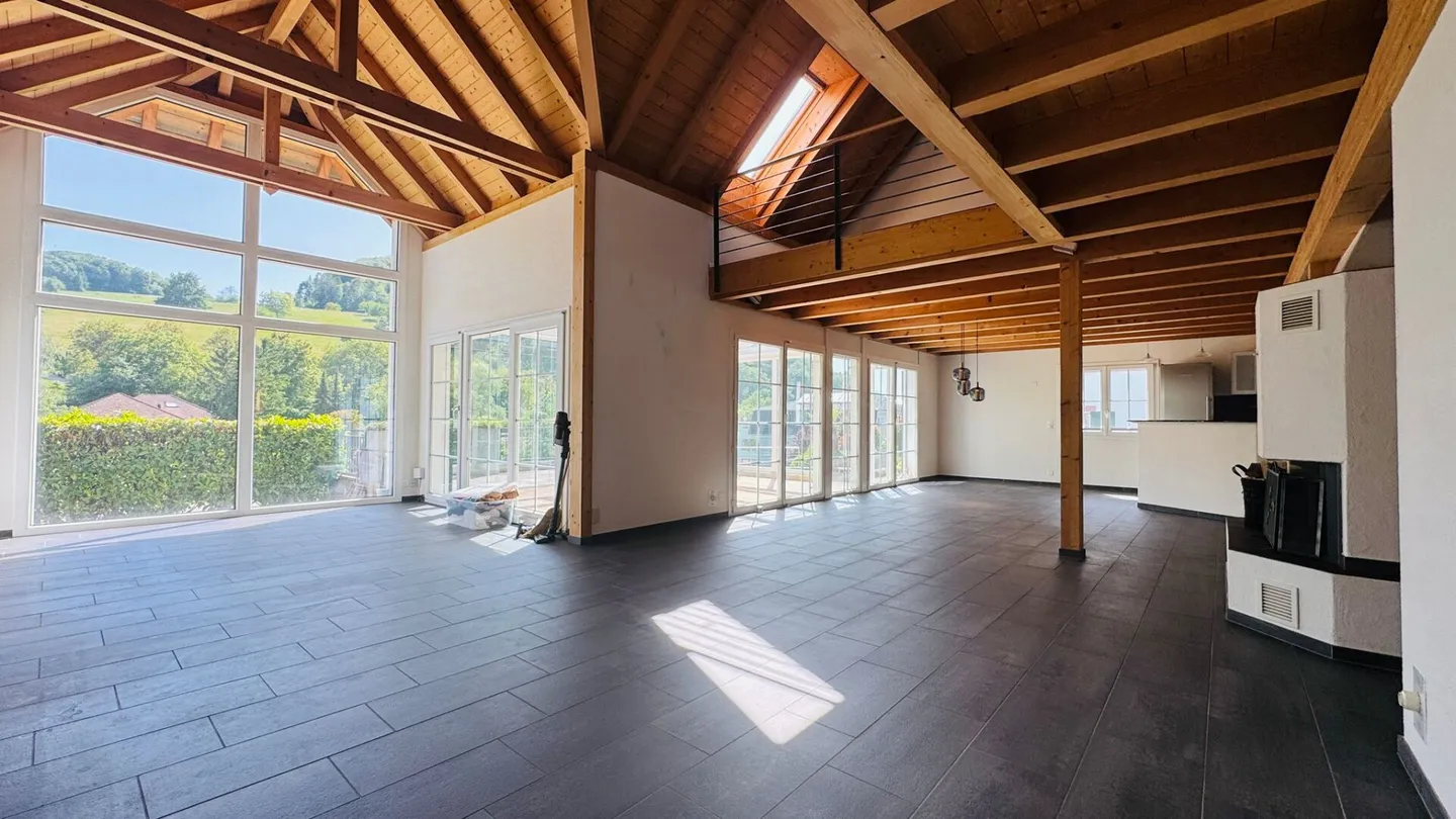 Detached 4.5-room single-family house with pool, sauna, winter garden, double garage & view - Photo 14 of 25