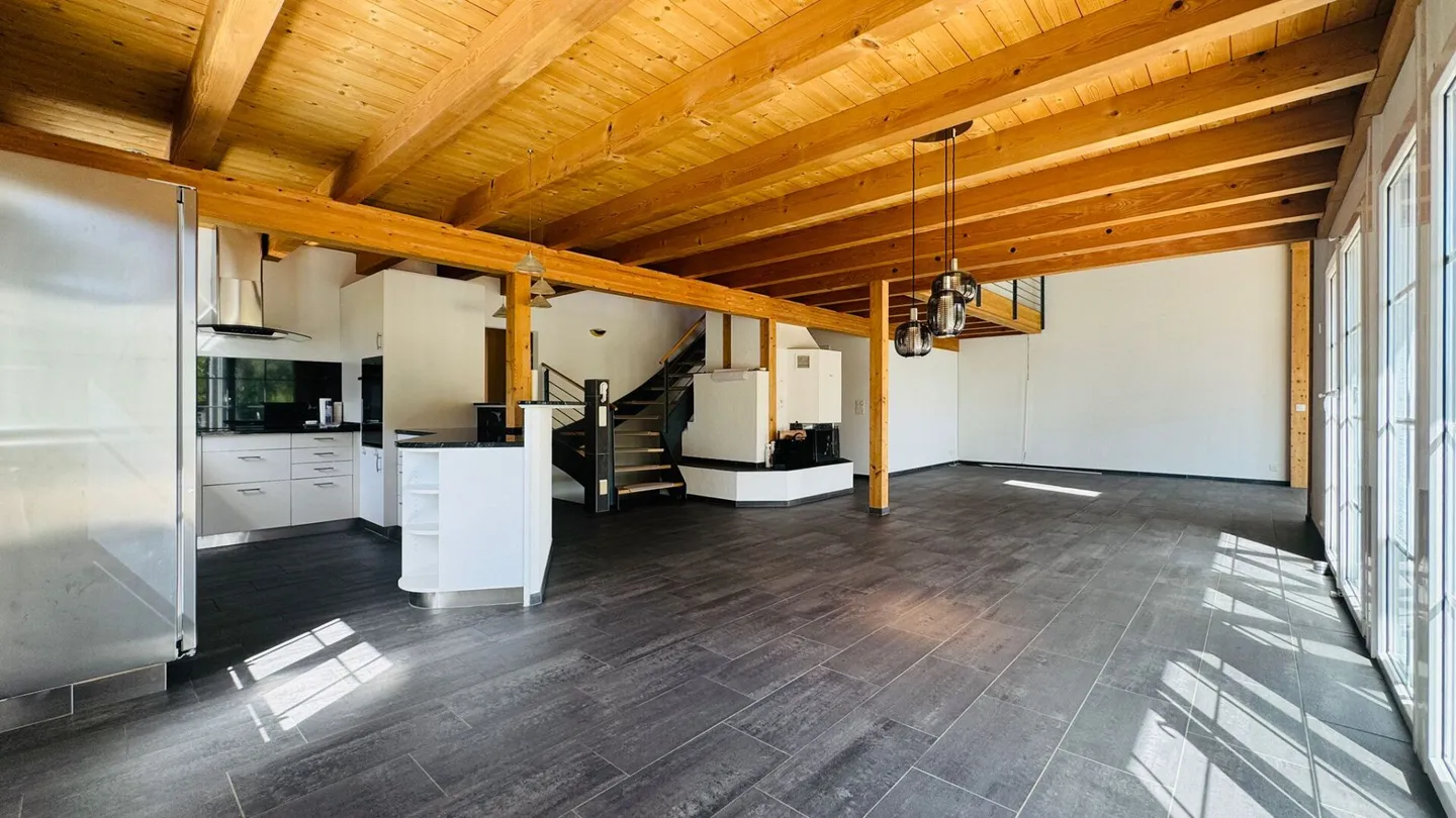 Detached 4.5-room single-family house with pool, sauna, winter garden, double garage & view - Photo 15 of 25