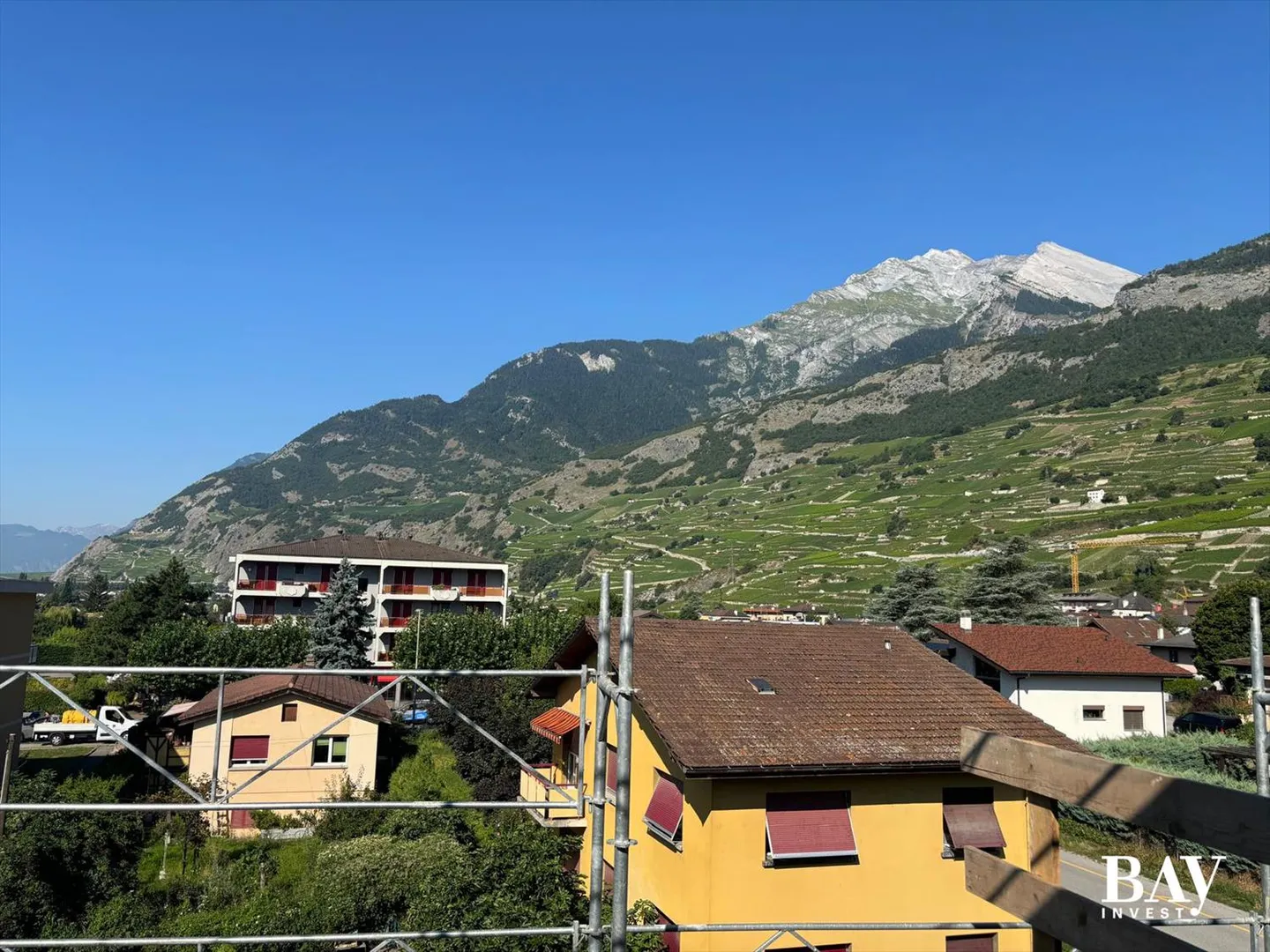 Attico in una casa angolare di 5 appartamenti nel cuore del villaggio di Vétroz - Foto 20 di 22