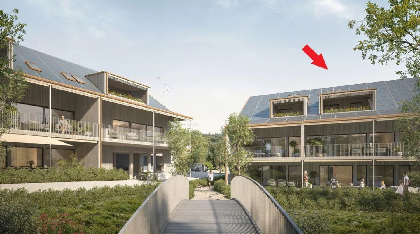 FIRST OCCUPANCY | CHARMING PENTHOUSE APARTMENT | CLOSE TO NATURE - Photo 1 of 12