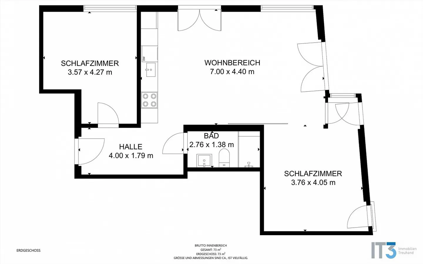 3.5 ZWG - Gartenwohnung mit Sitzplatz - Foto 18 von 18