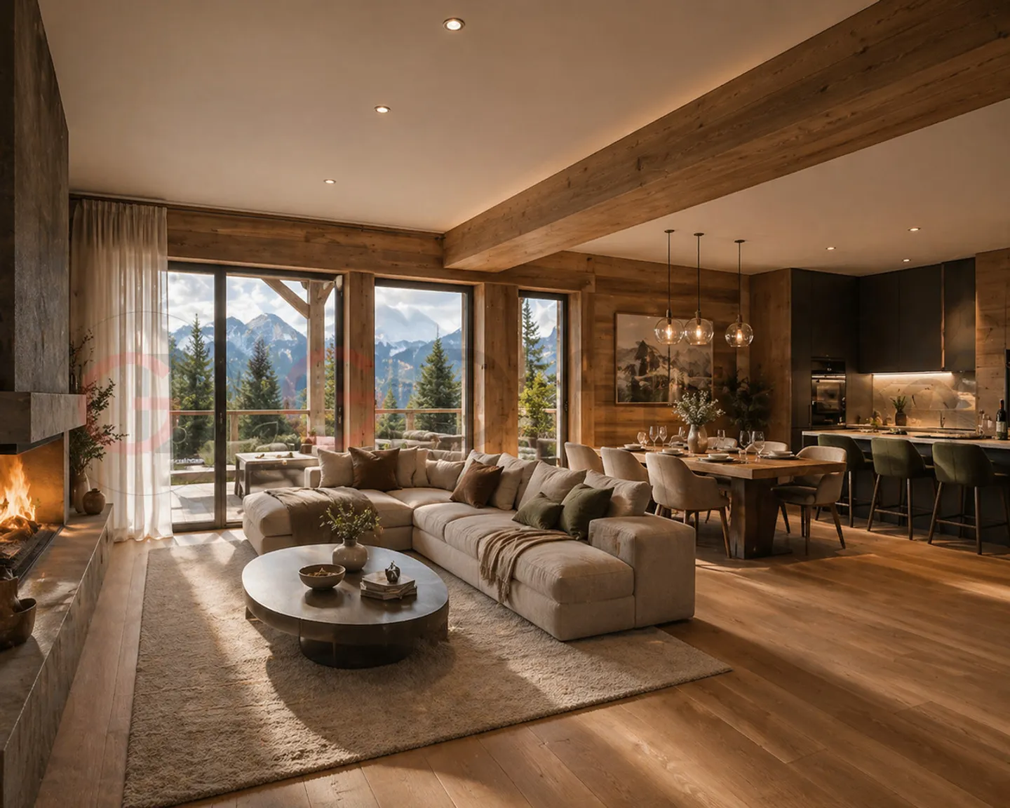 High-end semi-detached villas for sale in Gryon - Photo 2 of 5