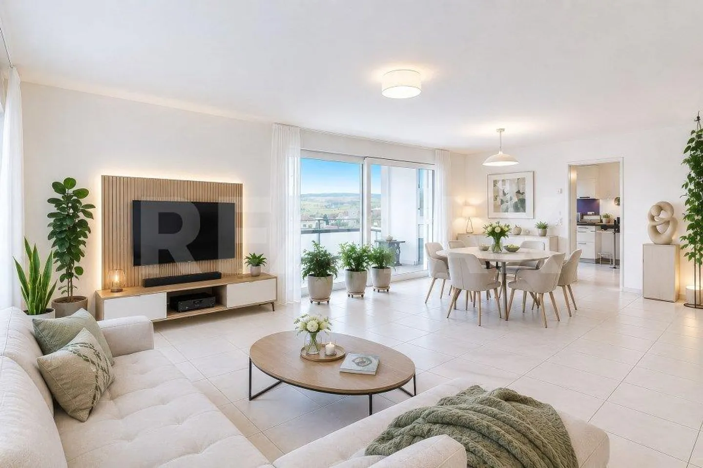 5½ Room Apartment, Elevator, Underground Parking Space Included, Lake View, Glazed... - Photo 1 of 11