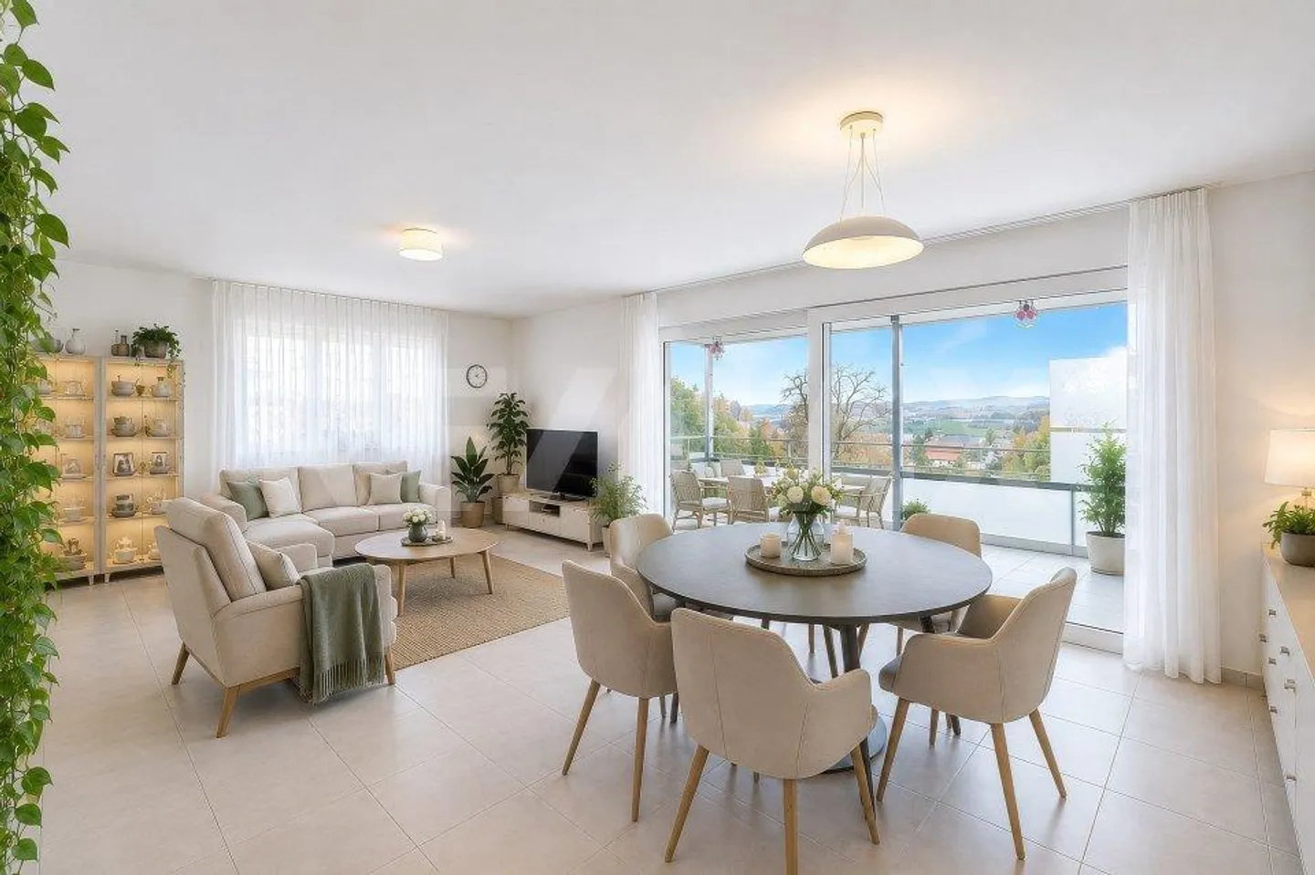 5½ Room Apartment, Elevator, Underground Parking Space Included, Lake View, Glazed... - Photo 9 of 11