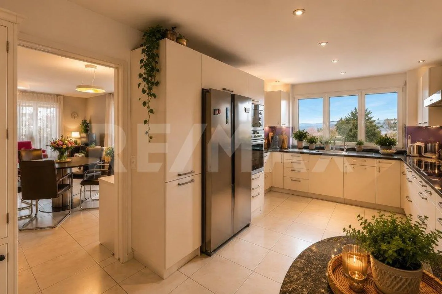 5½ Room Apartment, Elevator, Underground Parking Space Included, Lake View, Glazed... - Photo 10 of 11