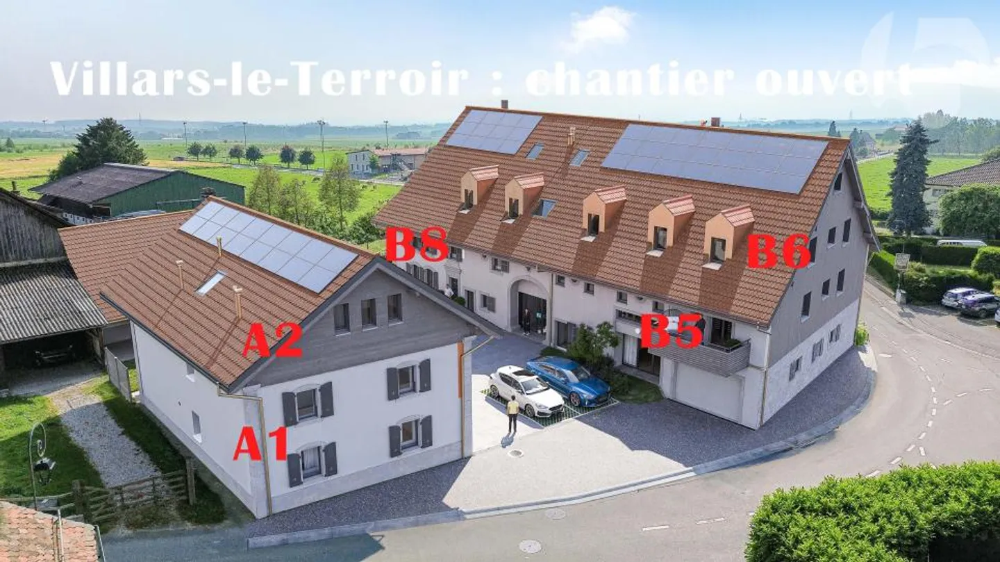 Villars-le-Terroir: appartamento di 130 m2 modulabile in 4,5 o 5,5 stanze con bel balcone a sud-ovest - Foto 10 di 12