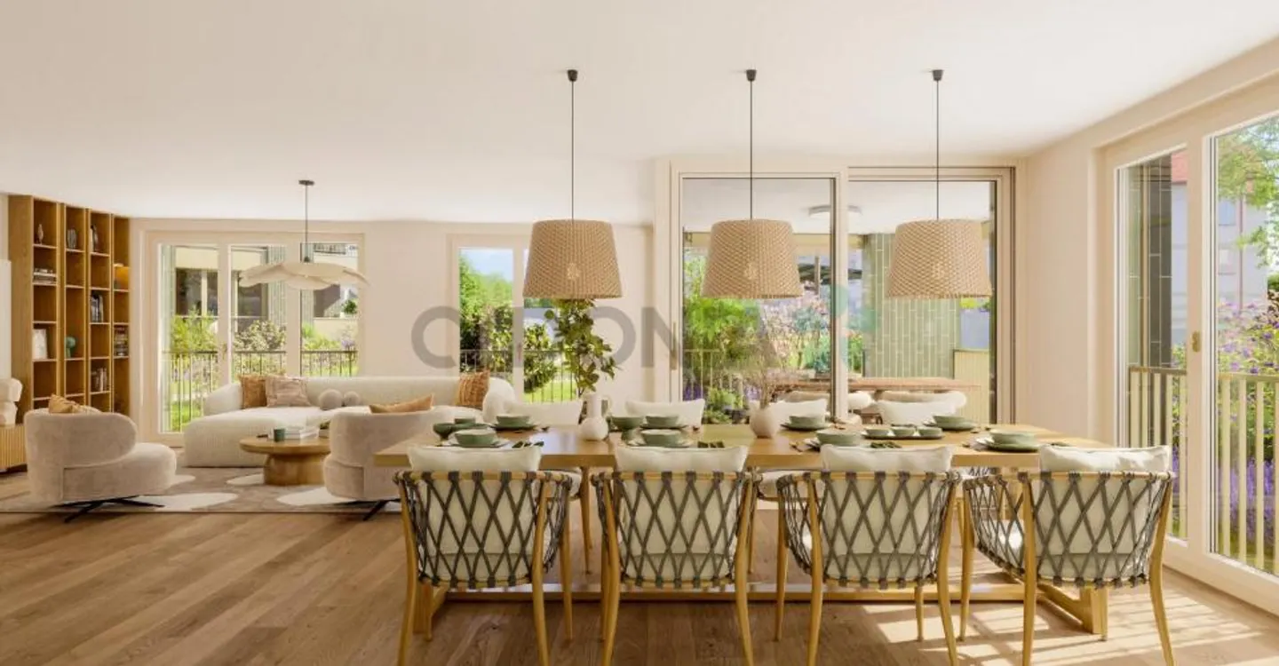 New 5.5-room apartment 161 m² PPE with loggia - Photo 2 of 11