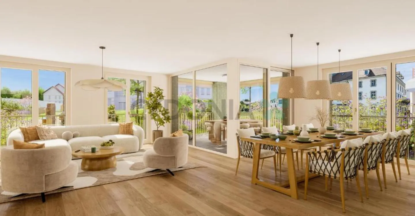 New 5.5-room apartment 161 m² PPE with loggia - Photo 8 of 11