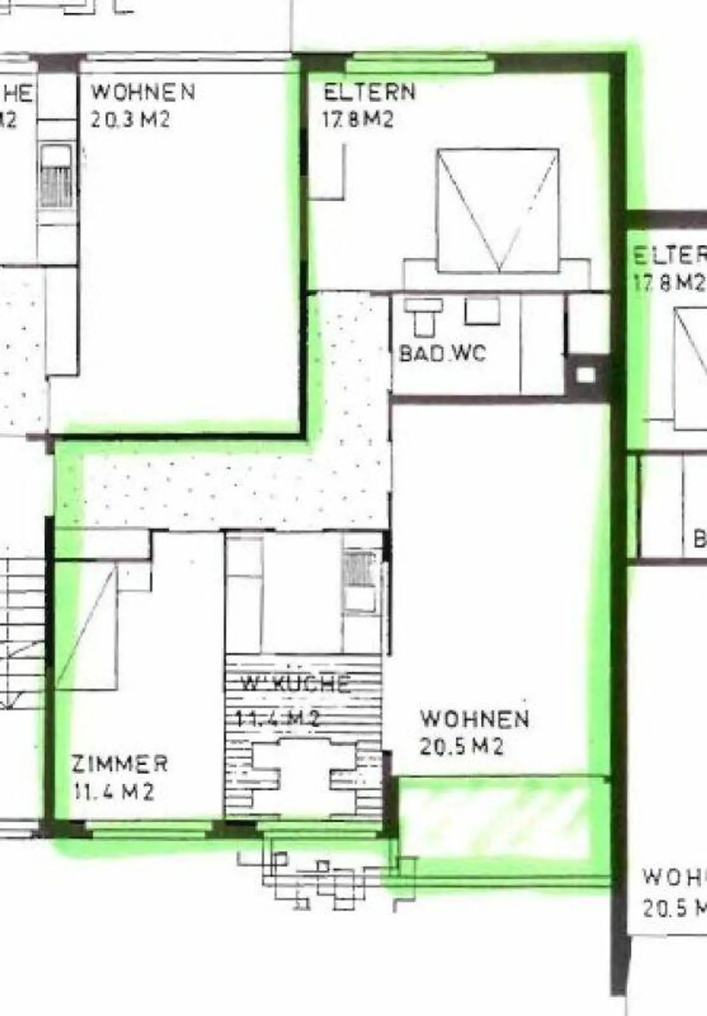 Accogliente appartamento di 3 stanze nel verde con vista lago - Foto 5 di 5