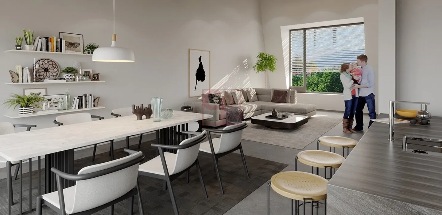 BULLE - Außergewöhnliche 5,5-Zimmer-Eckvilla - Foto 4 von 9