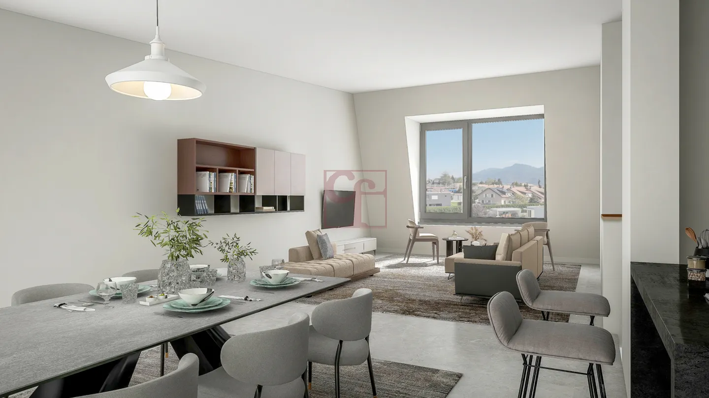 BULLE - Außergewöhnliche 5,5-Zimmer-Eckvilla - Foto 3 von 9