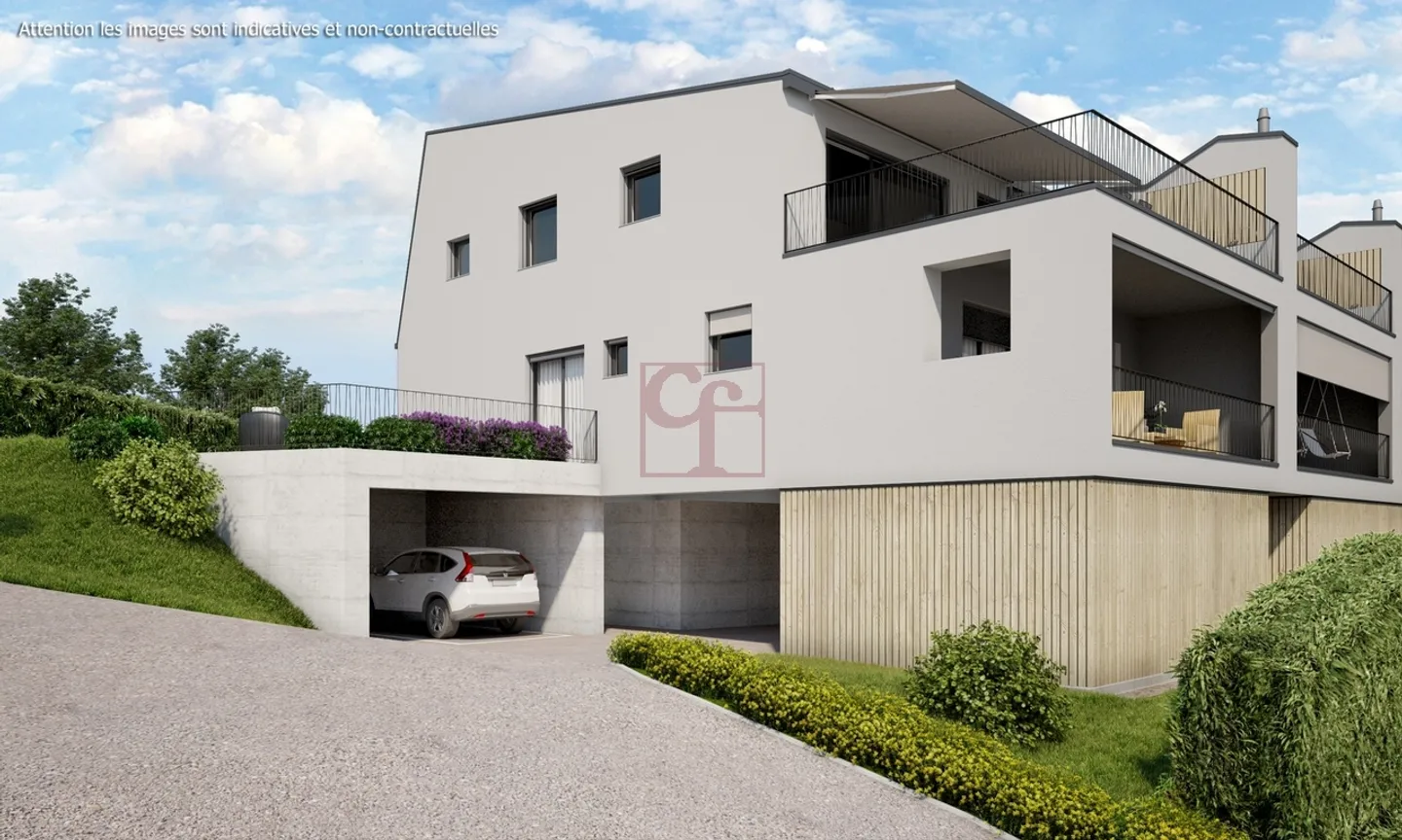 BULLE - Außergewöhnliche 5,5-Zimmer-Eckvilla - Foto 9 von 9