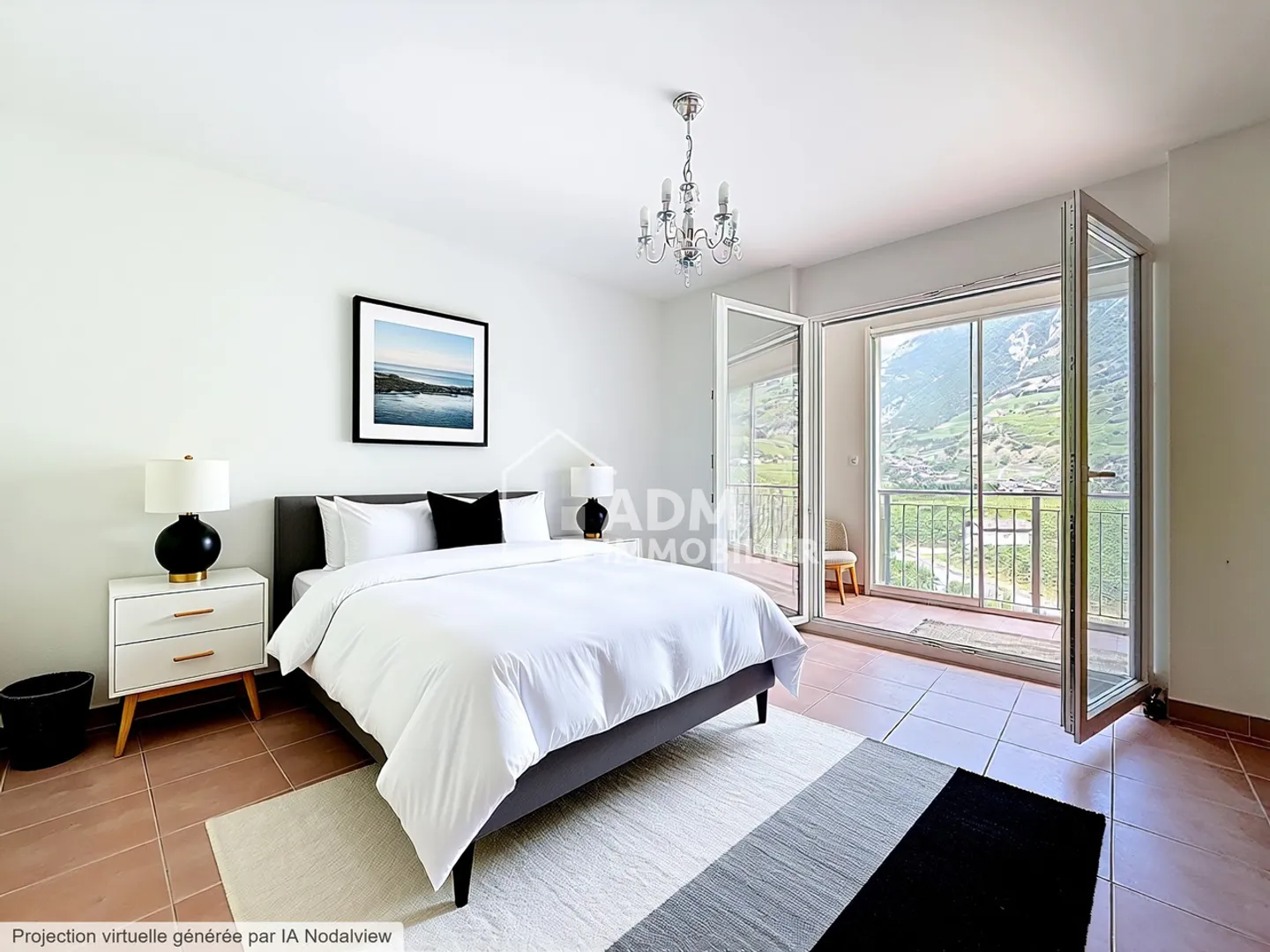 Saillon, duplex 4.5 rooms with stunning view at the Saillon baths - Photo 3 of 13