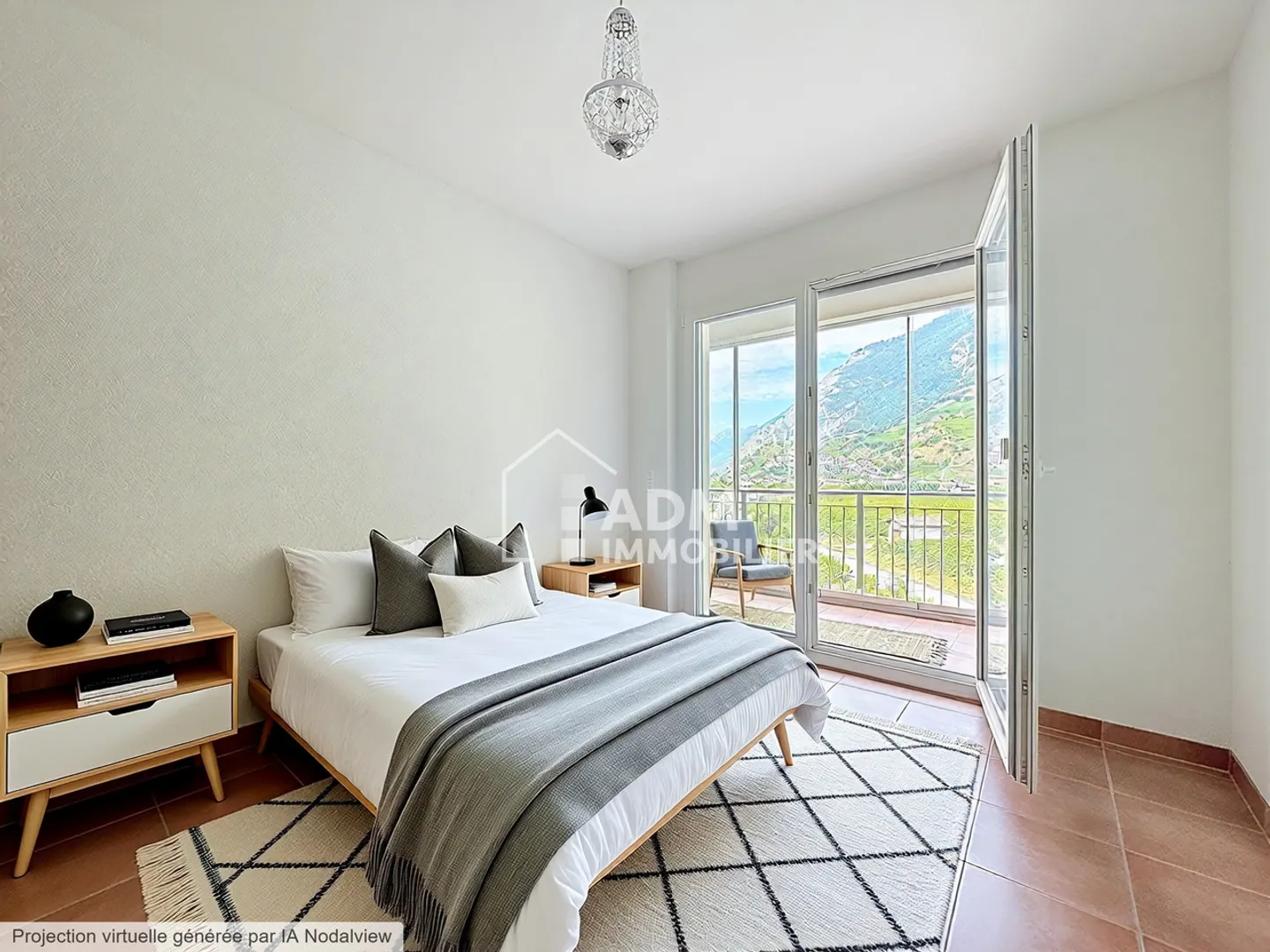 Saillon, duplex 4.5 rooms with stunning view at the Saillon baths - Photo 5 of 13