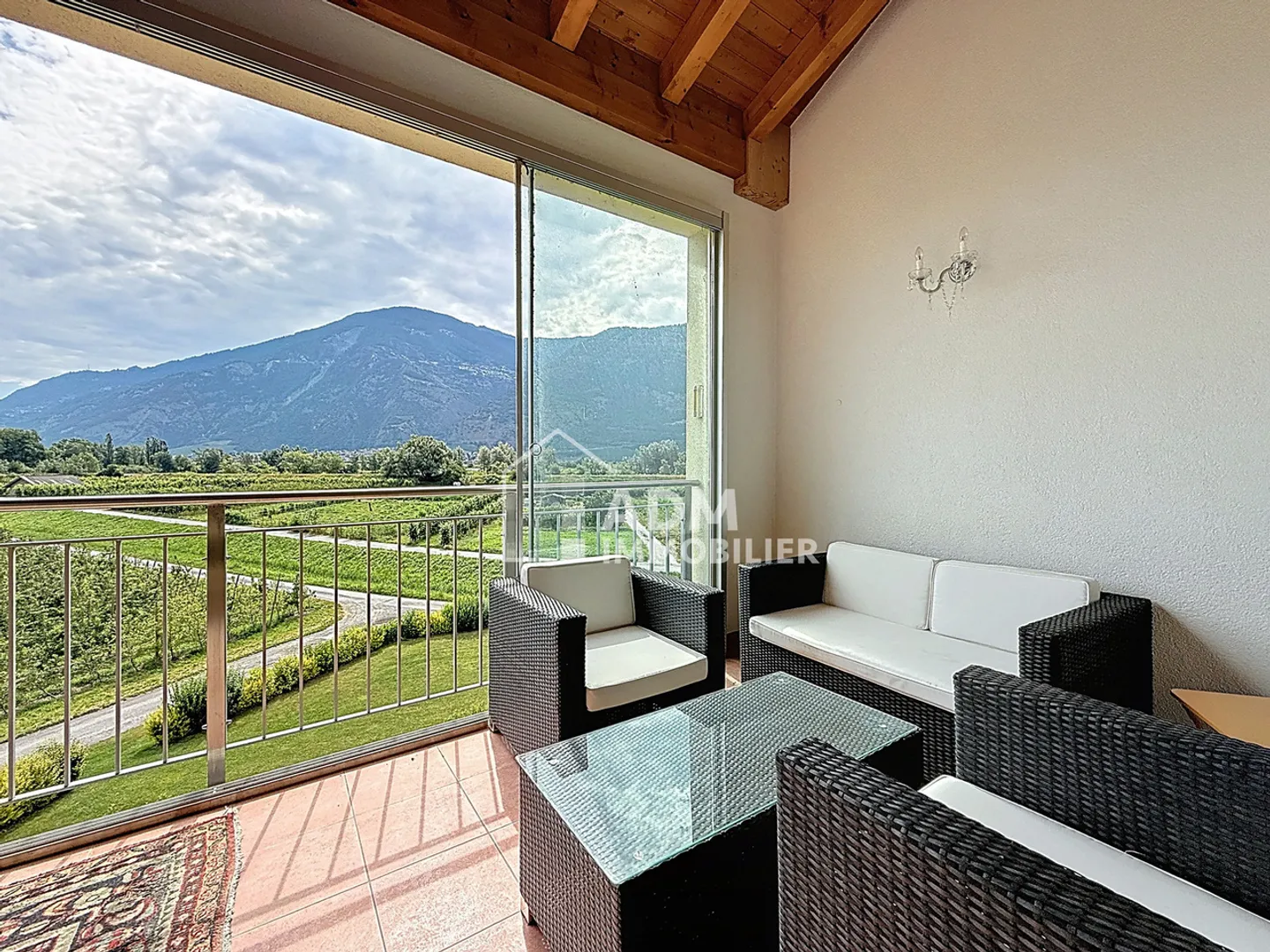 Saillon, duplex 4.5 rooms with stunning view at the Saillon baths - Photo 10 of 13