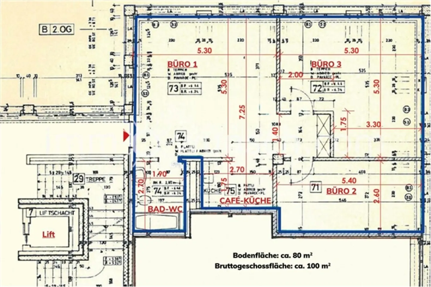 «Attraktive Büroräumlichkeit, in Cham ZG» - Foto 2 von 8
