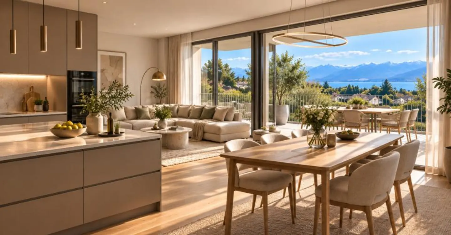Zeitgemäße Wohnung mit Garten - Foto 3 von 4