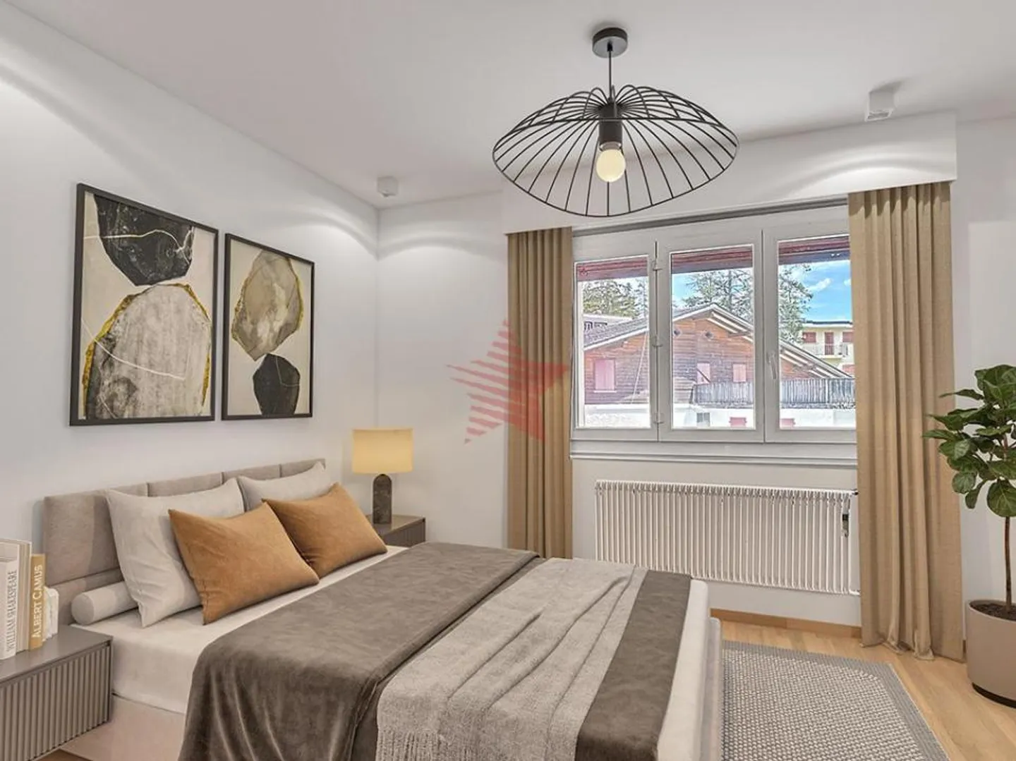 Wohnung mit 4 Zimmern im Herzen von Crans - Ausnahmelage - Photo 2 sur 4