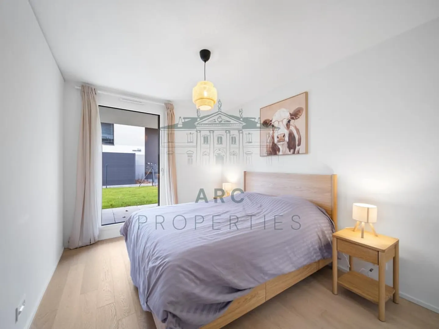 ANIÈRES - MÖBLIERTE WOHNUNG MIT GARTEN - Foto 4 von 7