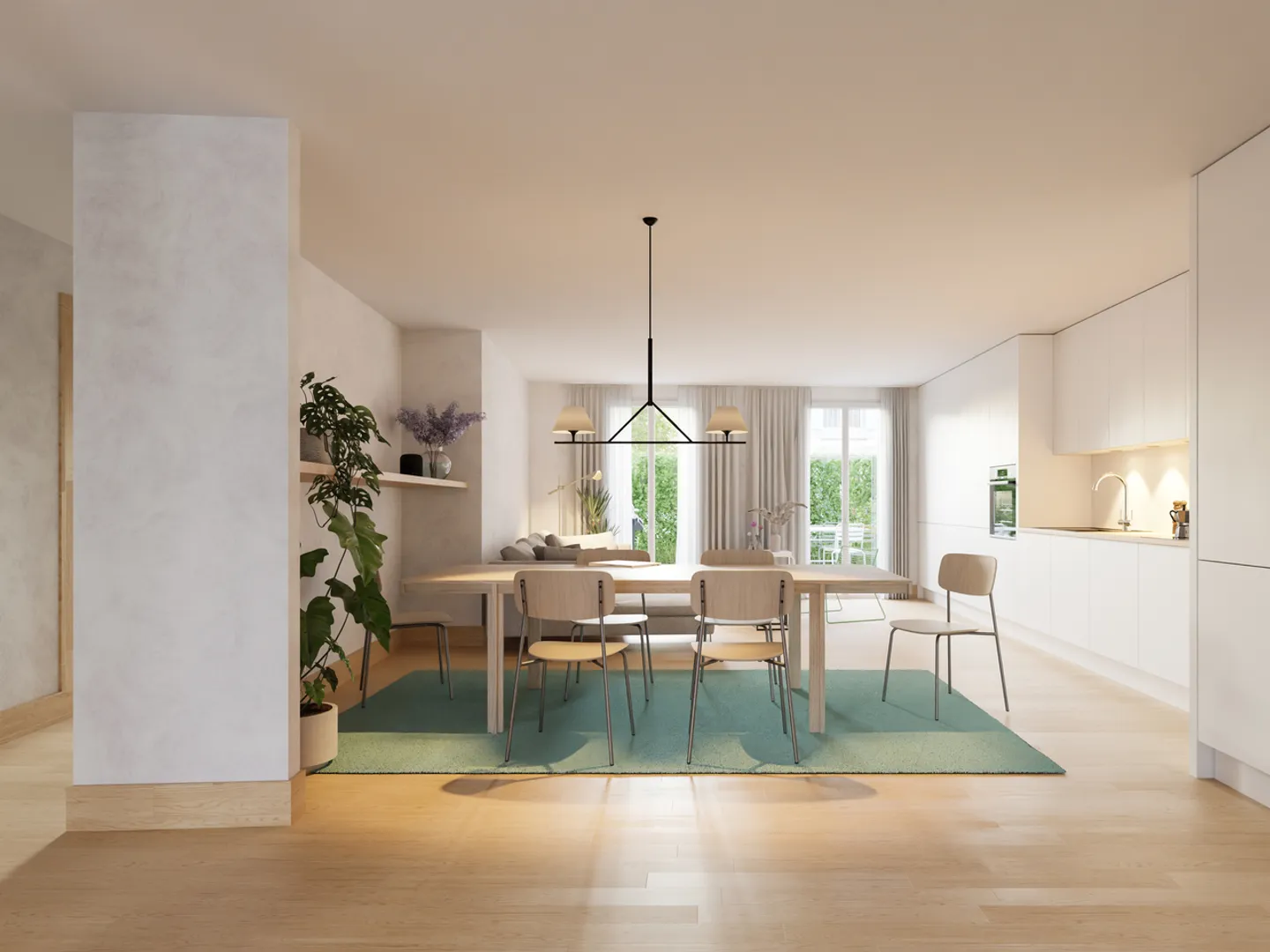 Profitez de ce magnifique appartement de 4,5 pièces dans un environnement paisible - Photo 3 sur 5