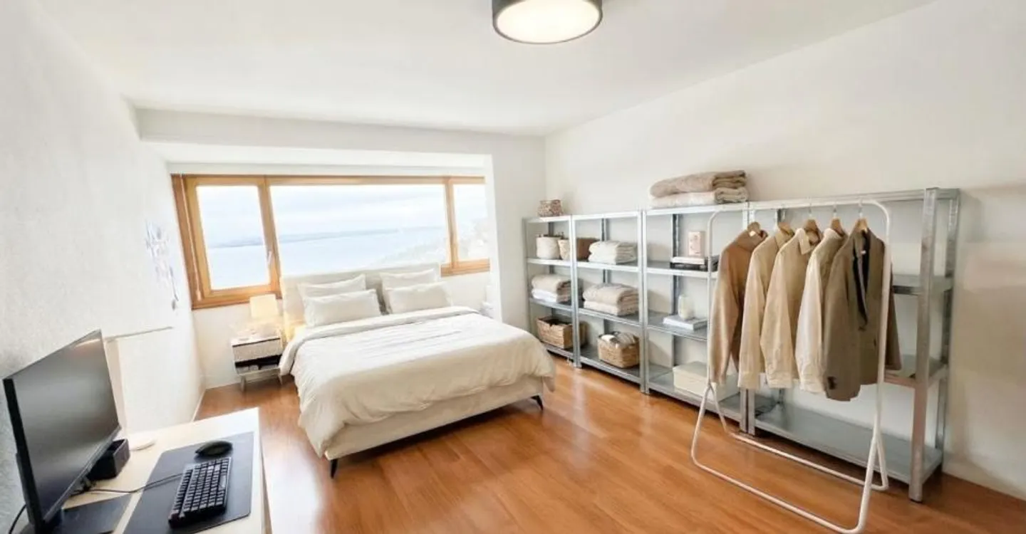 PANORAMIC VIEW OF THE LAKE - BRIGHT 2.5 ROOMS ON THE 13TH FLOOR - Photo 3 of 5