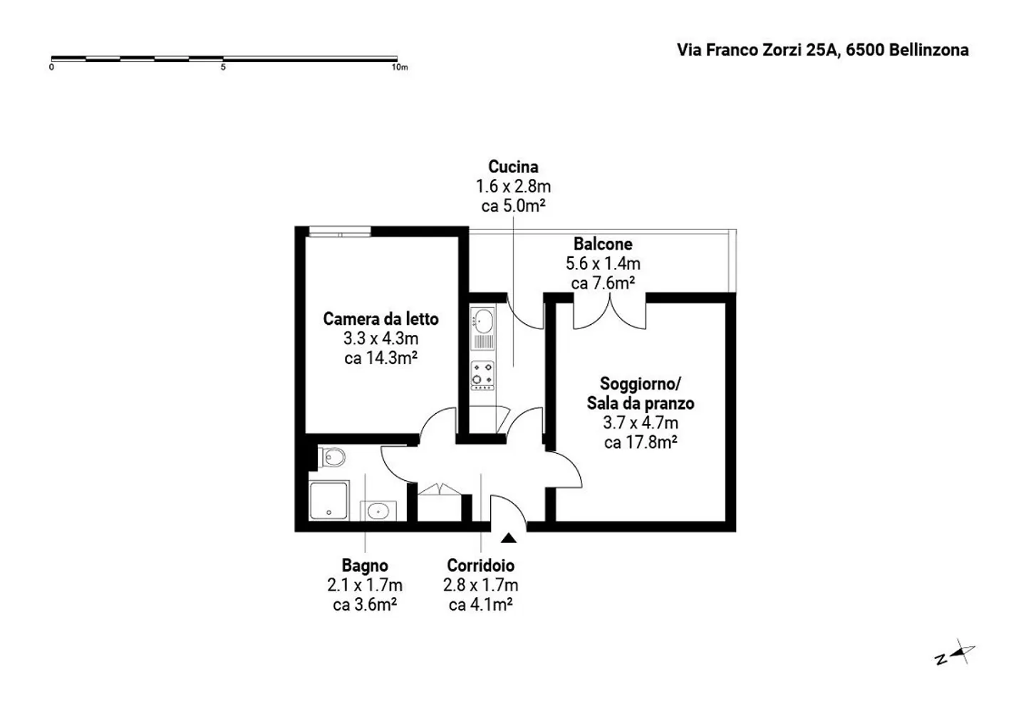 Strategisch 2,5 Zimmer - Foto 10 von 10