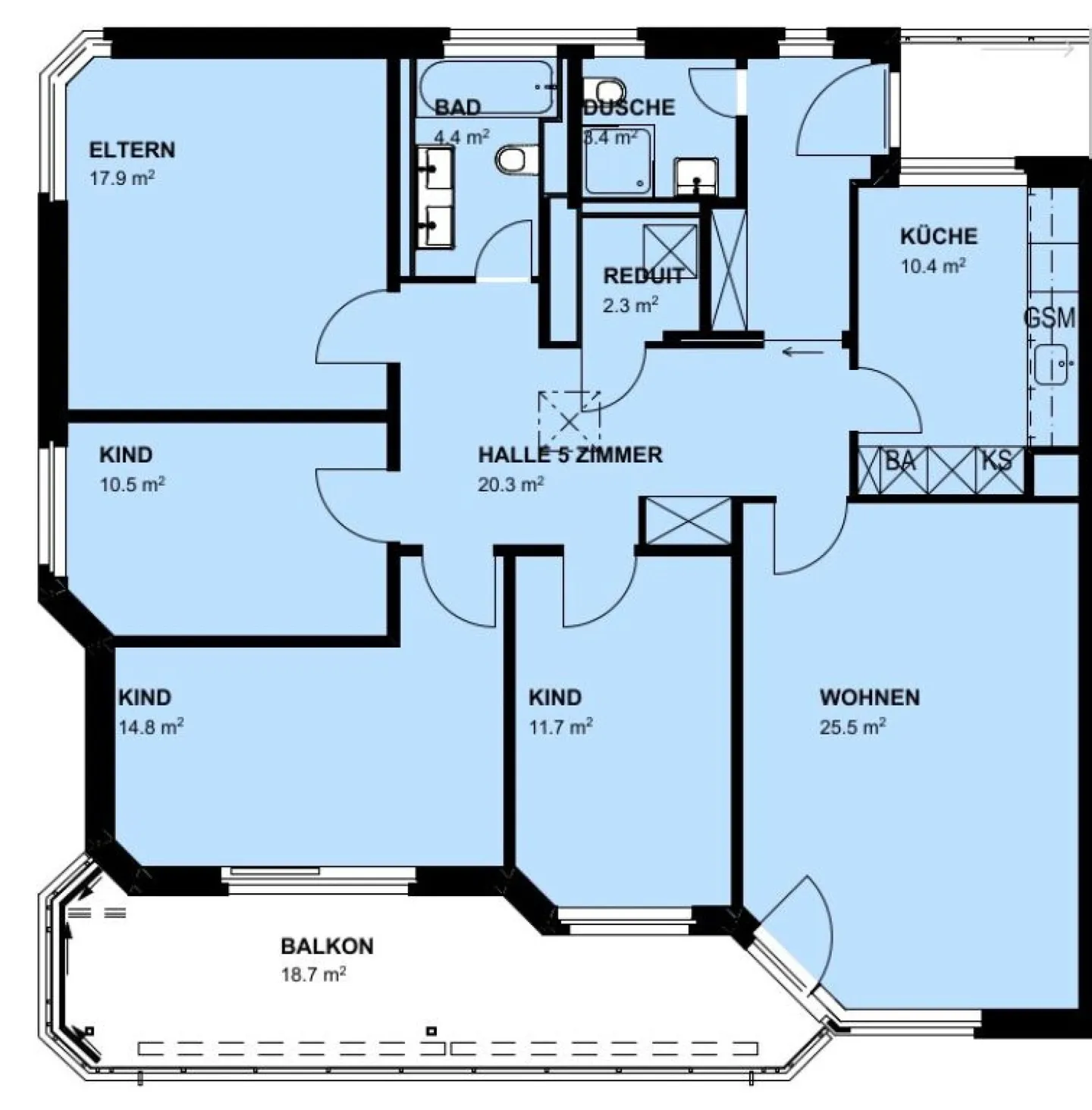 Moderne 5-Zimmerwohnung in Aesch - Foto 9 di 11