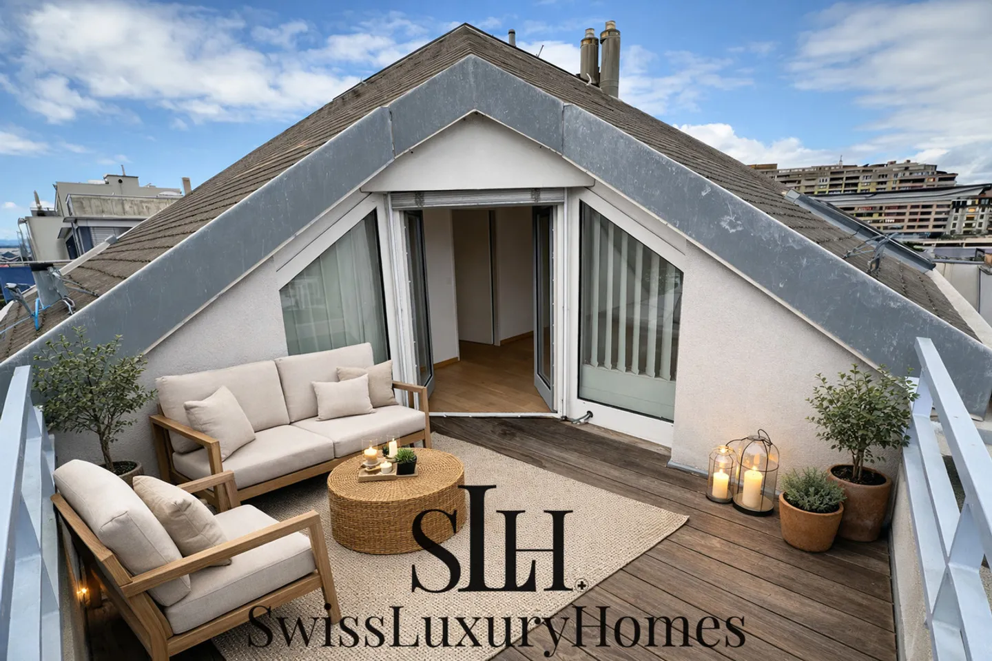 Attique Élégant avec Terrasses - Photo 3 sur 19