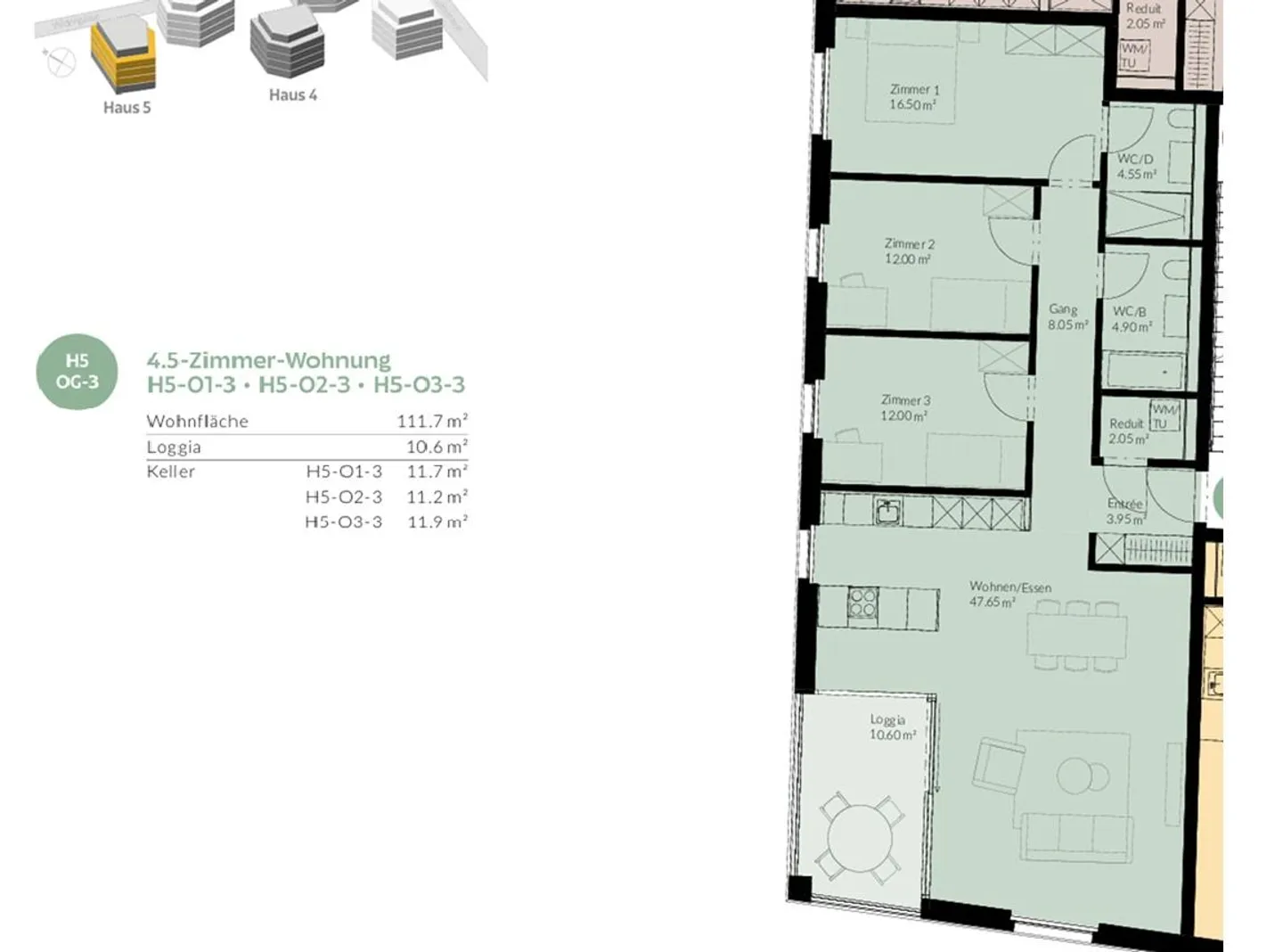 Appartamento 4.5 stanze - Foto 5 di 5