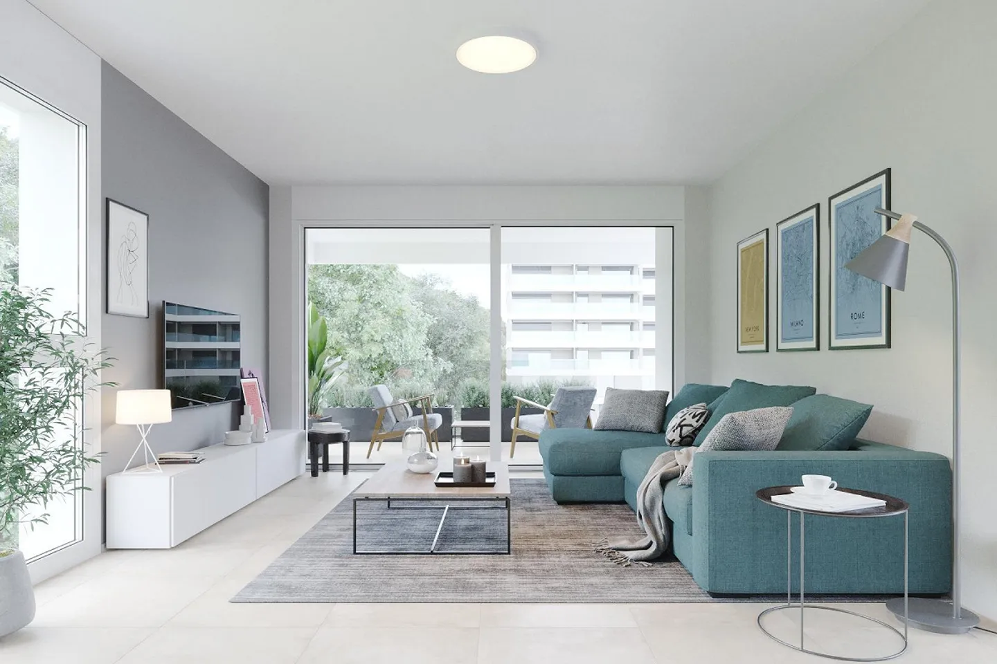 Modernes 2.5-Zimmer-Apartment - Foto 2 von 7