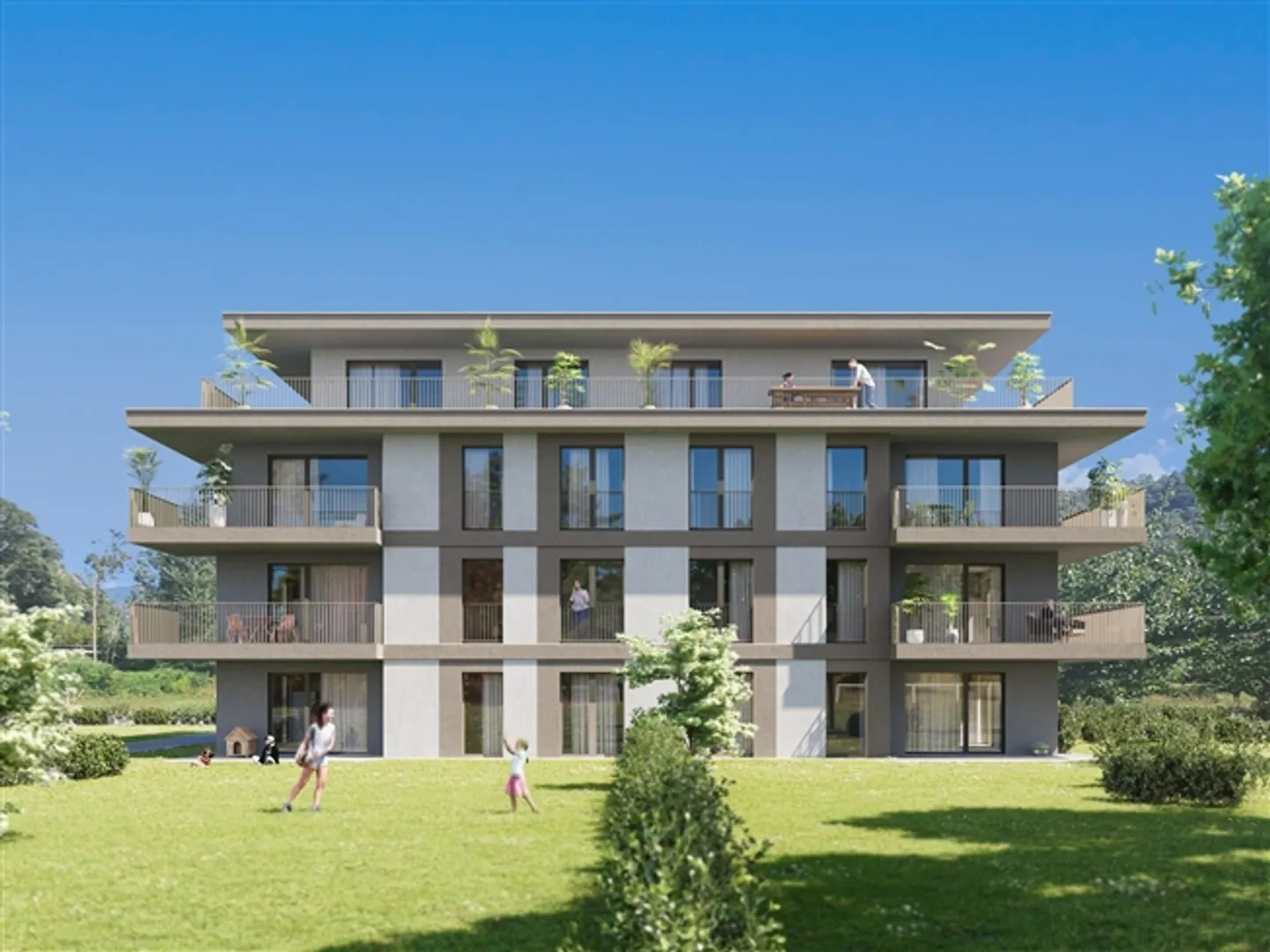 Magnifique ATTIQUE terrasse 4,5 pièces à Aproz (Sion) NEUF - Photo 1 sur 5