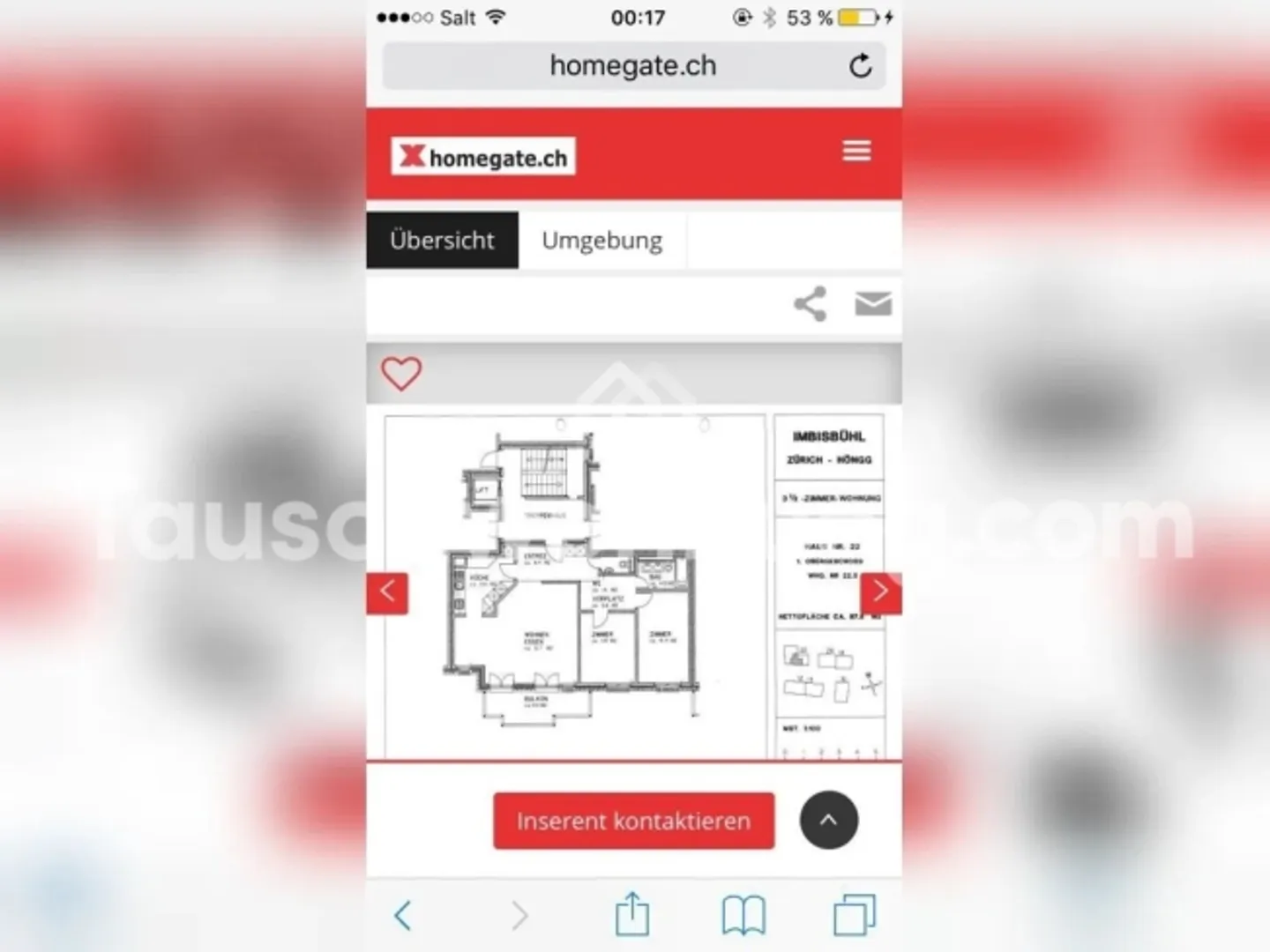 «[TAUSCHWOHNUNG] 3.5 Zimmer-Wohnung» - Foto 6 von 6