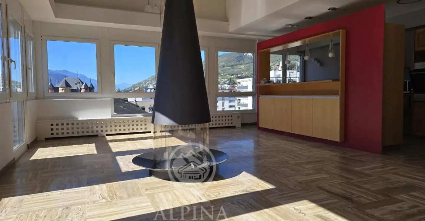 Sierre? Magnifikanter außergewöhnlicher Apartment mit 5,5 Zimmern - Foto 3 von 12