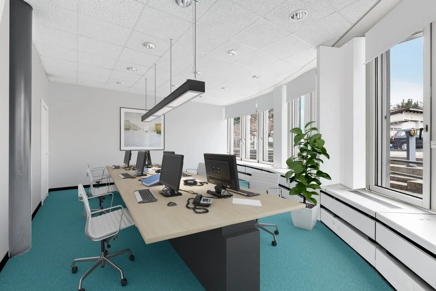 Bureaux à louer - env. 273 m2 à proximité de l'aéroport - Photo 5 sur 7