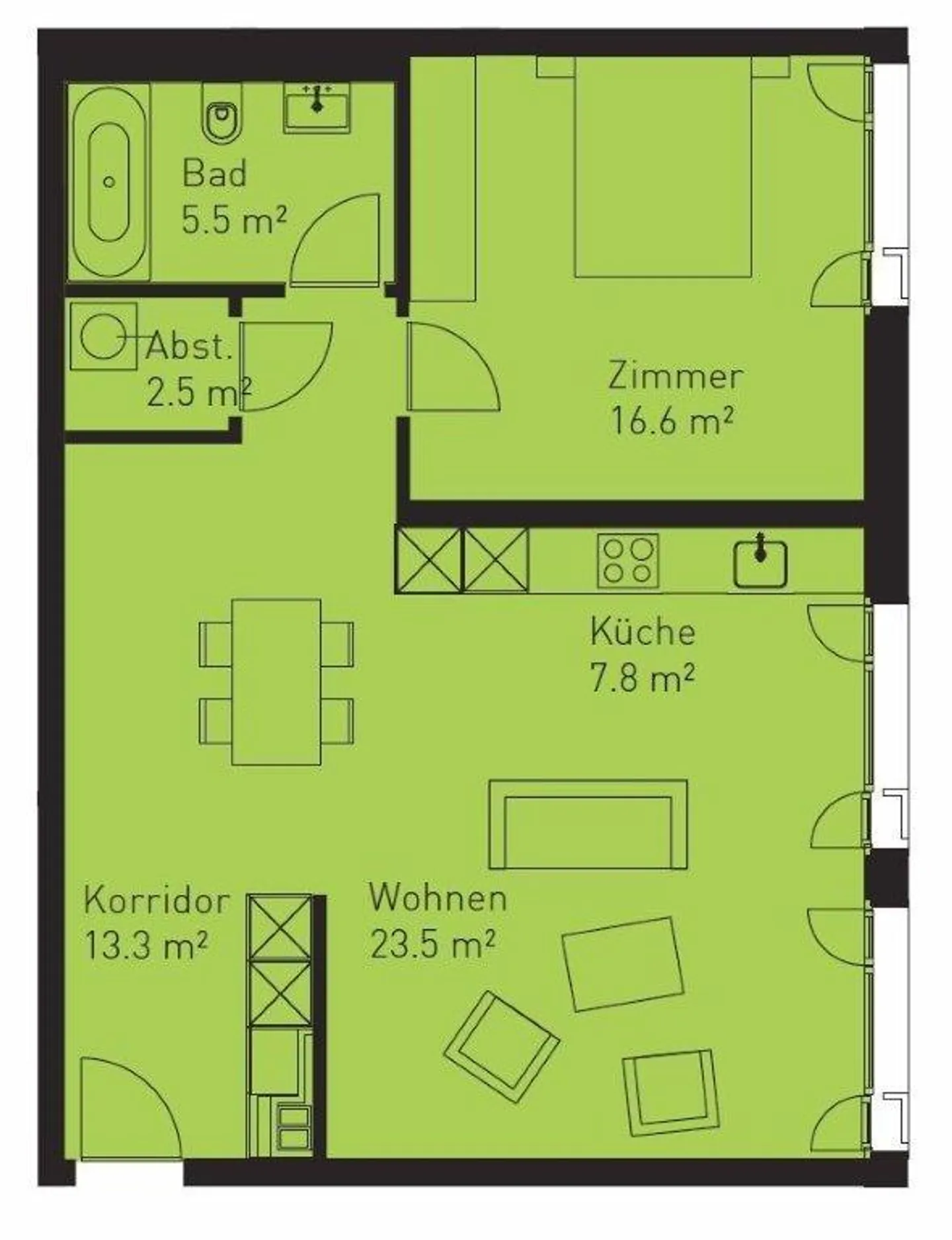 Charmante Wohnung mit Aareblick - Foto 8 von 8