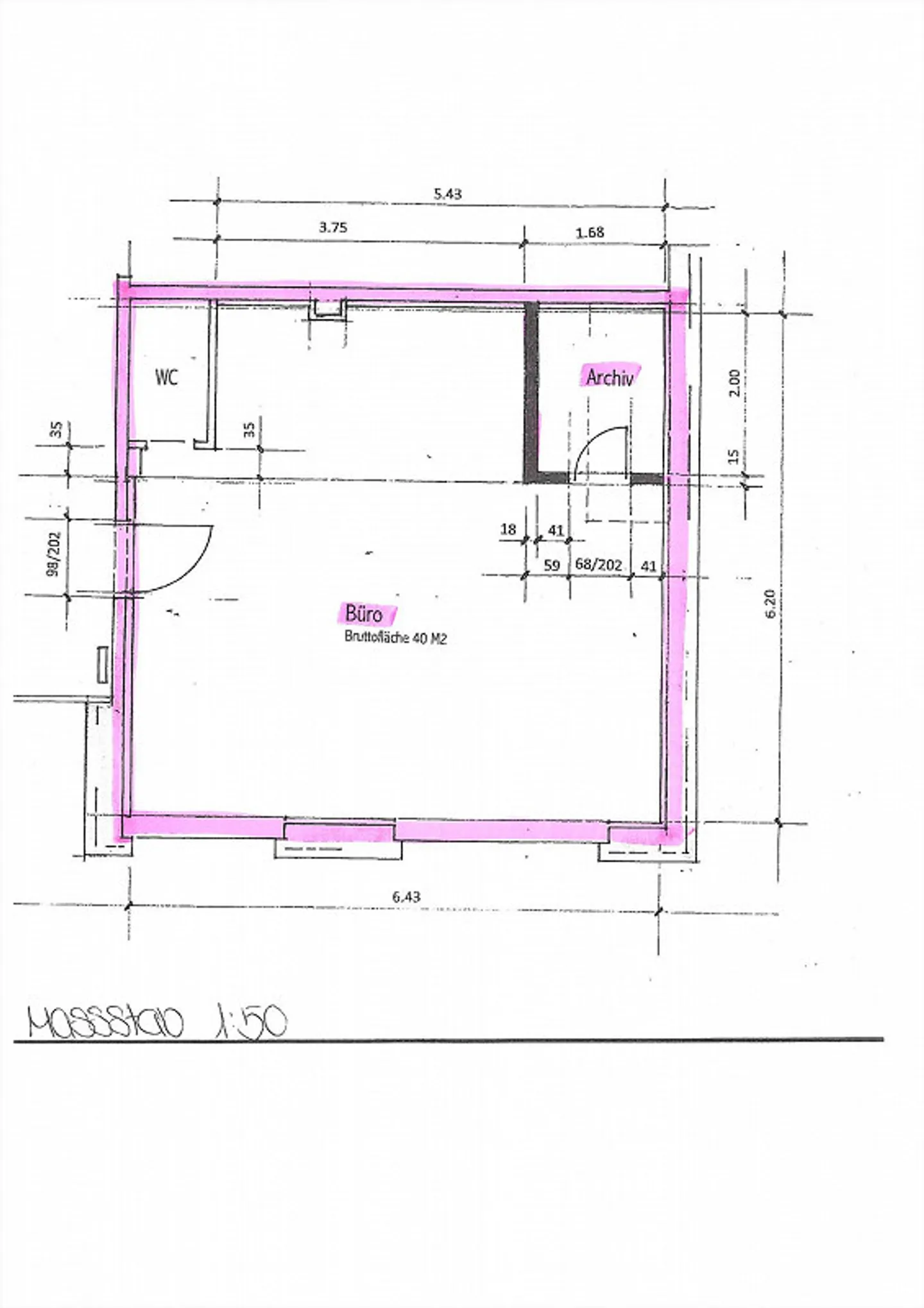 Spazio ufficio attraente (40 m²) - Foto 1 di 3